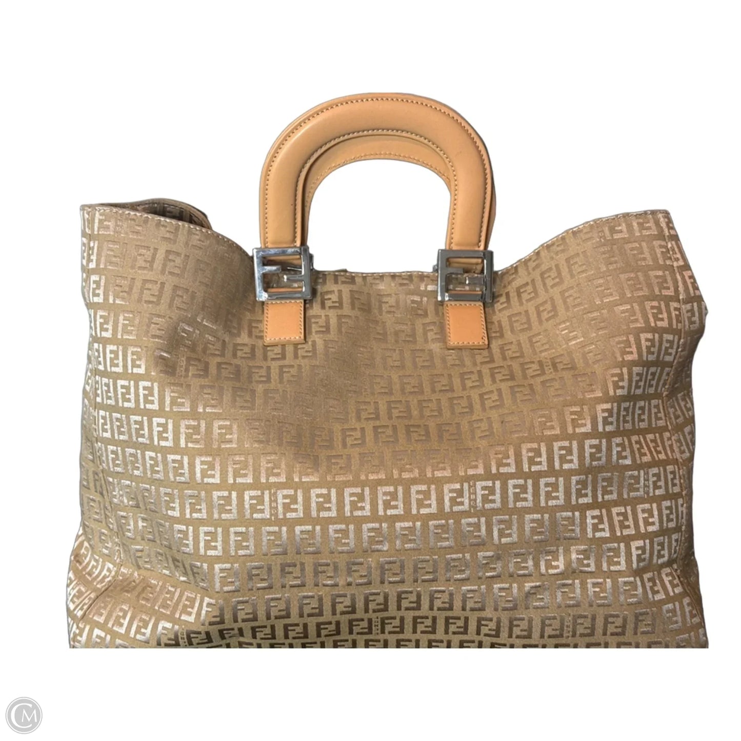 Tote Luxury Designer By Fendi, Size: Large