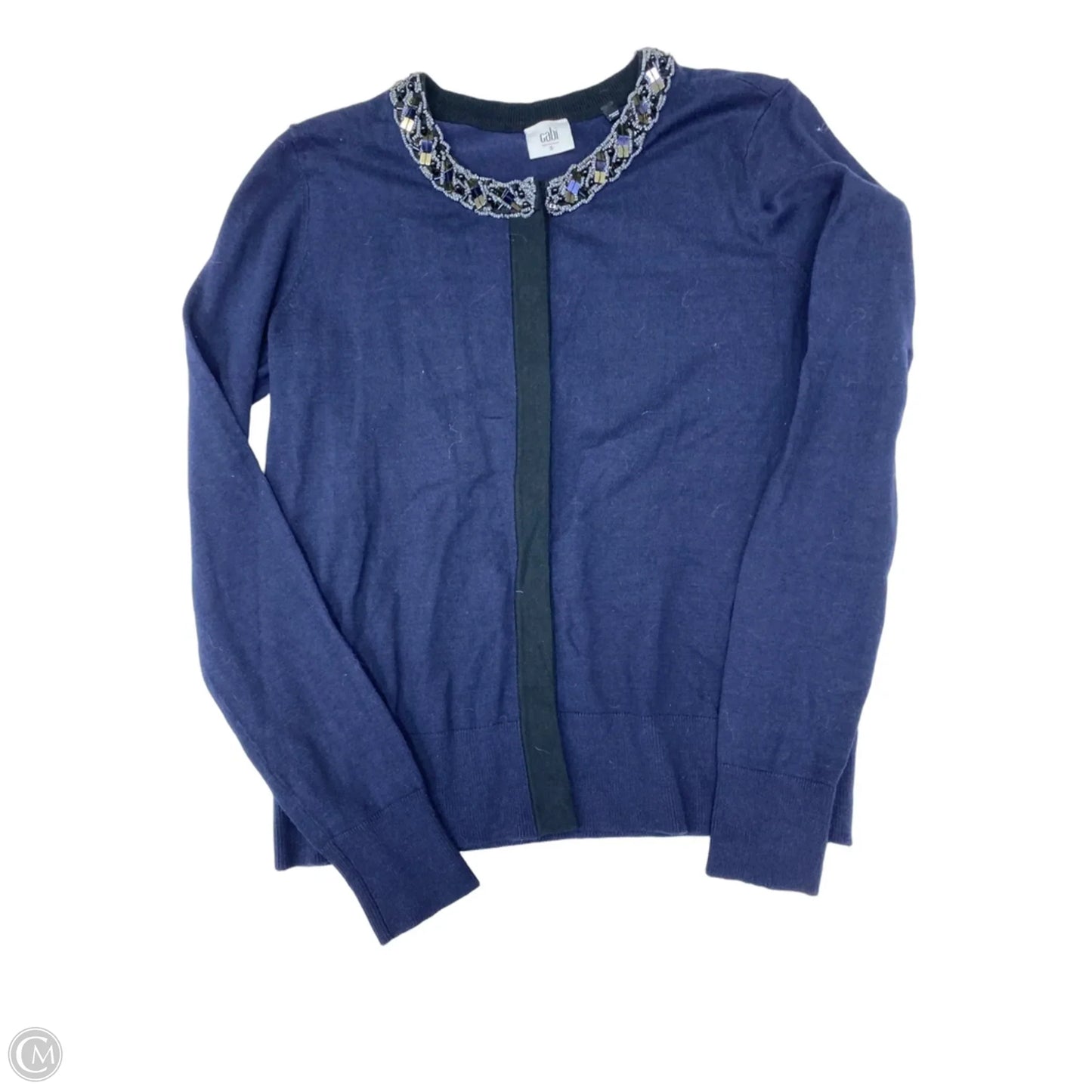 Sweater Cardigan By Cabi In Navy, Size: S
