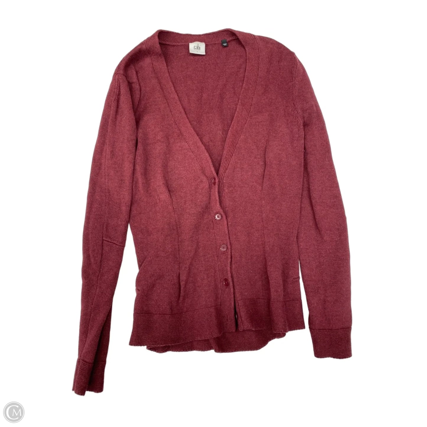Sweater Cardigan By Cabi In Mauve, Size: Mp