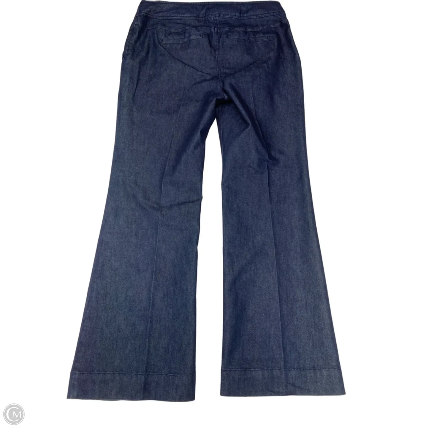 Jeans Wide Leg By Kenneth Cole In Blue Denim, Size: 8p