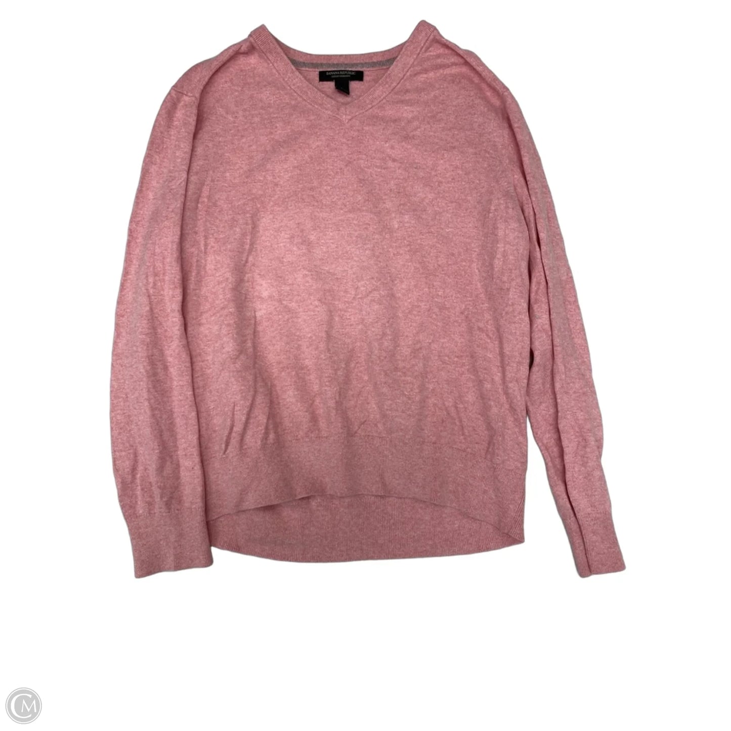 Sweater By Banana Republic In Pink, Size: L
