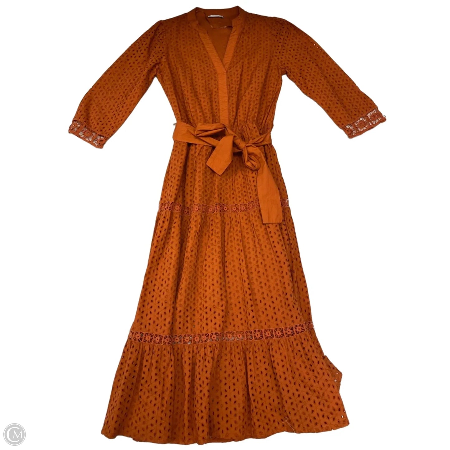 Dress Casual Maxi By Clothes Mentor In Orange, Size: Xs