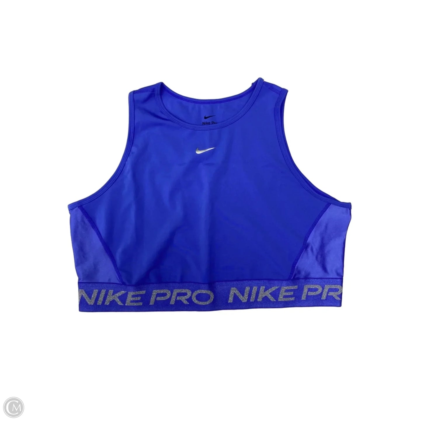 Athletic Bra By Nike Apparel In Blue, Size: Xl