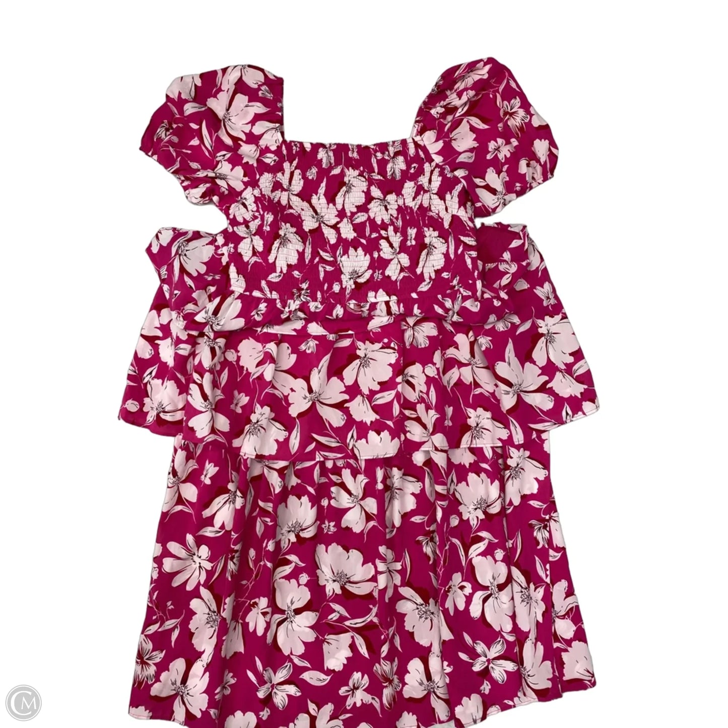 Dress Casual Maxi By Btfbm In Pink & White, Size: L