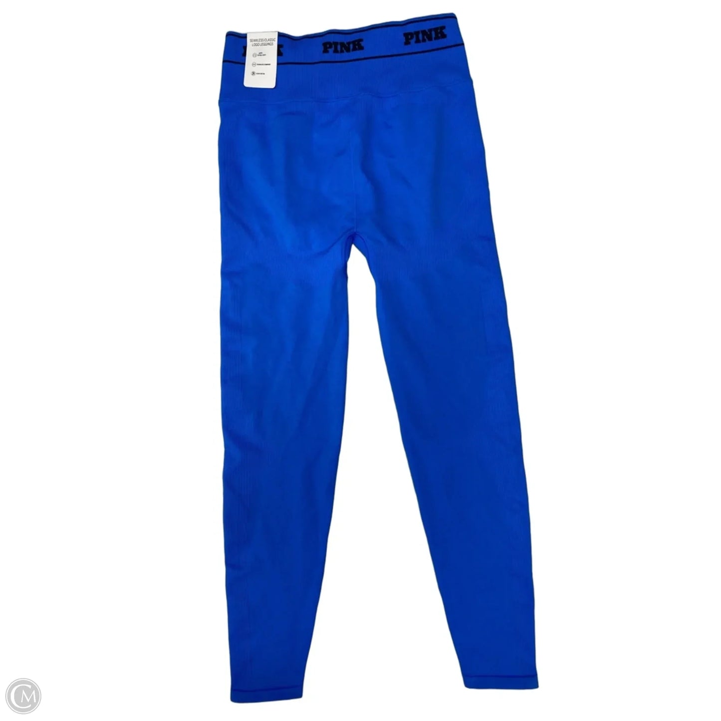 Athletic Leggings By Pink In Blue, Size: M