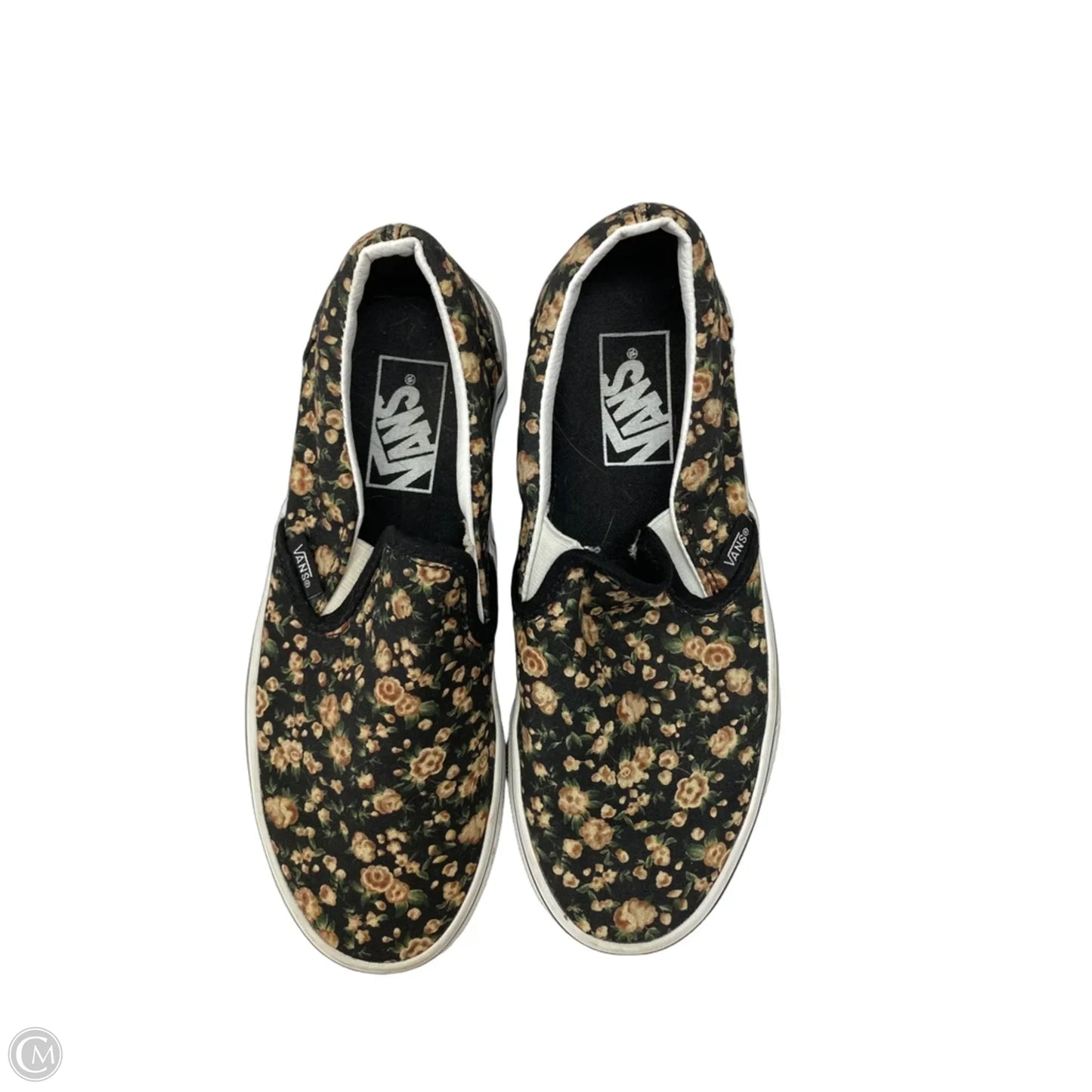 Shoes Sneakers By Vans In Floral Print, Size: 6.5