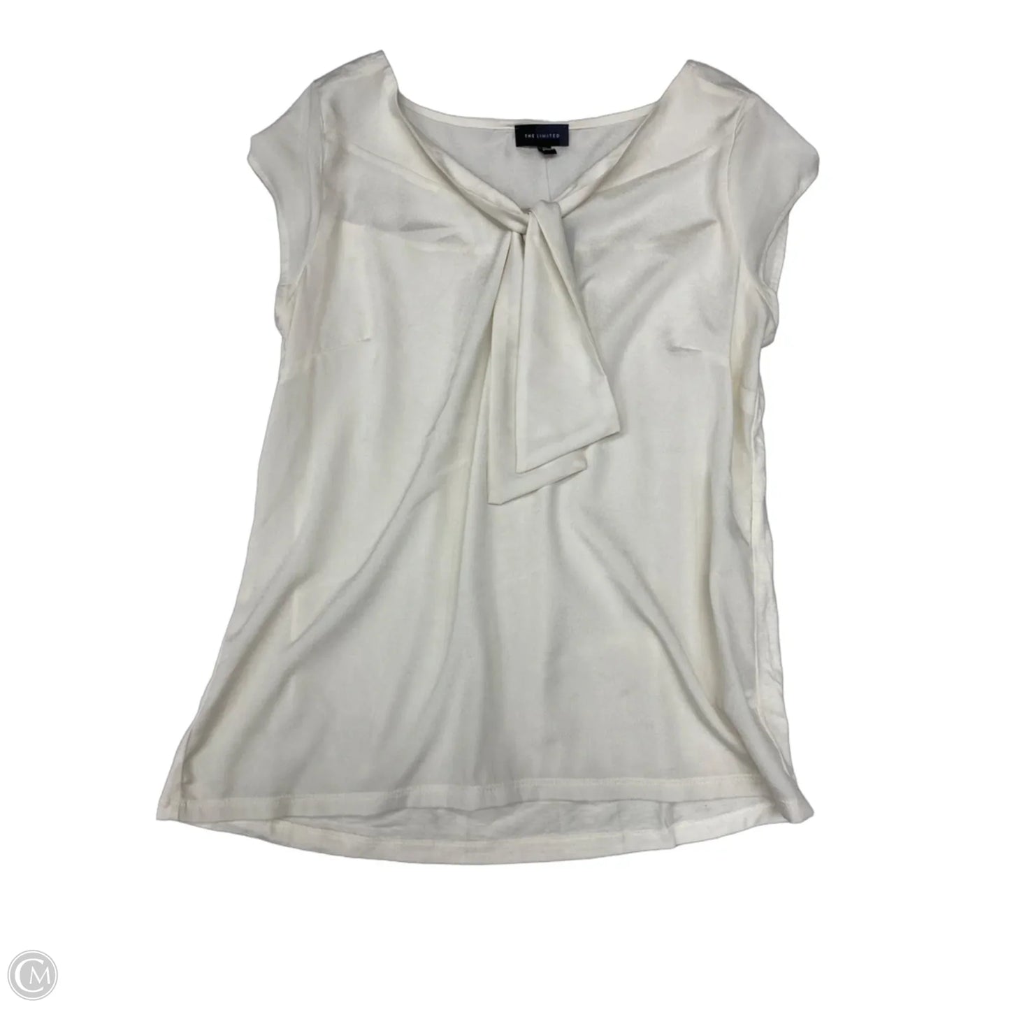 Top Short Sleeve By Limited In Ivory, Size: M