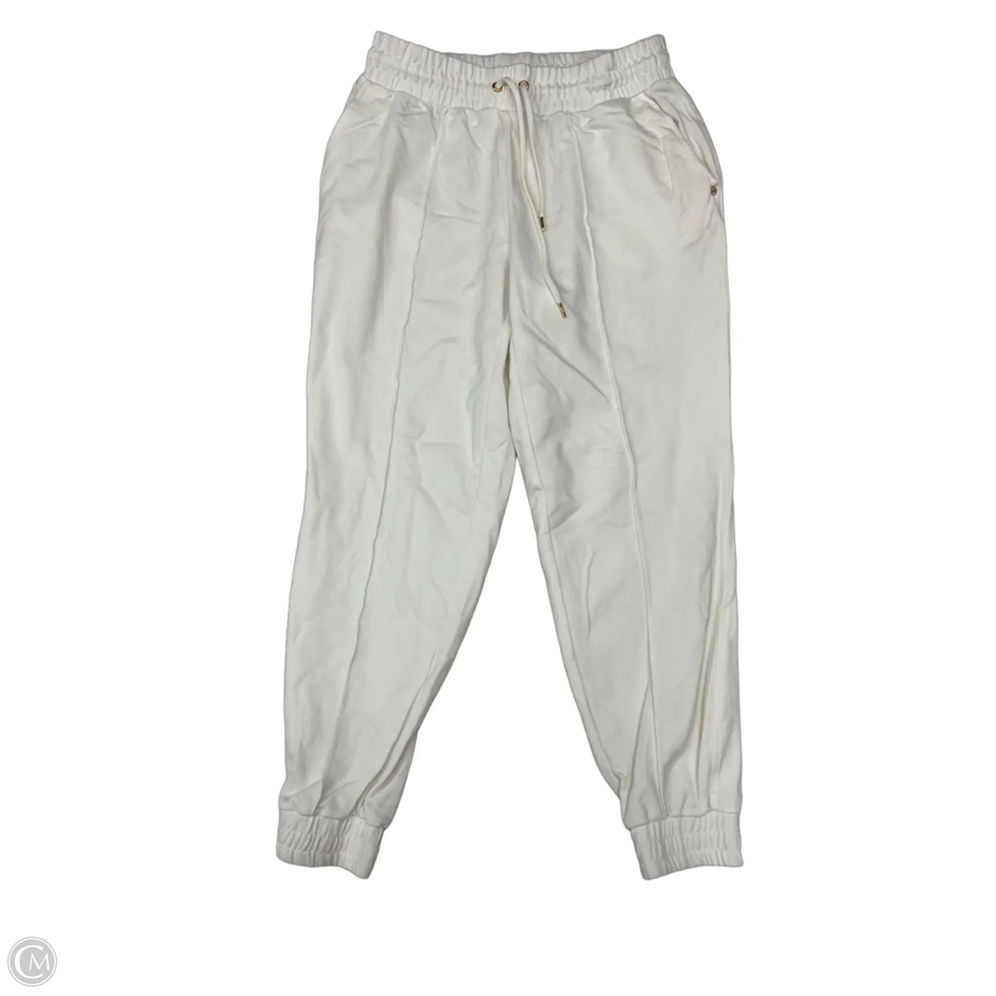 Pants Joggers By Anne Klein In Cream, Size: Xs