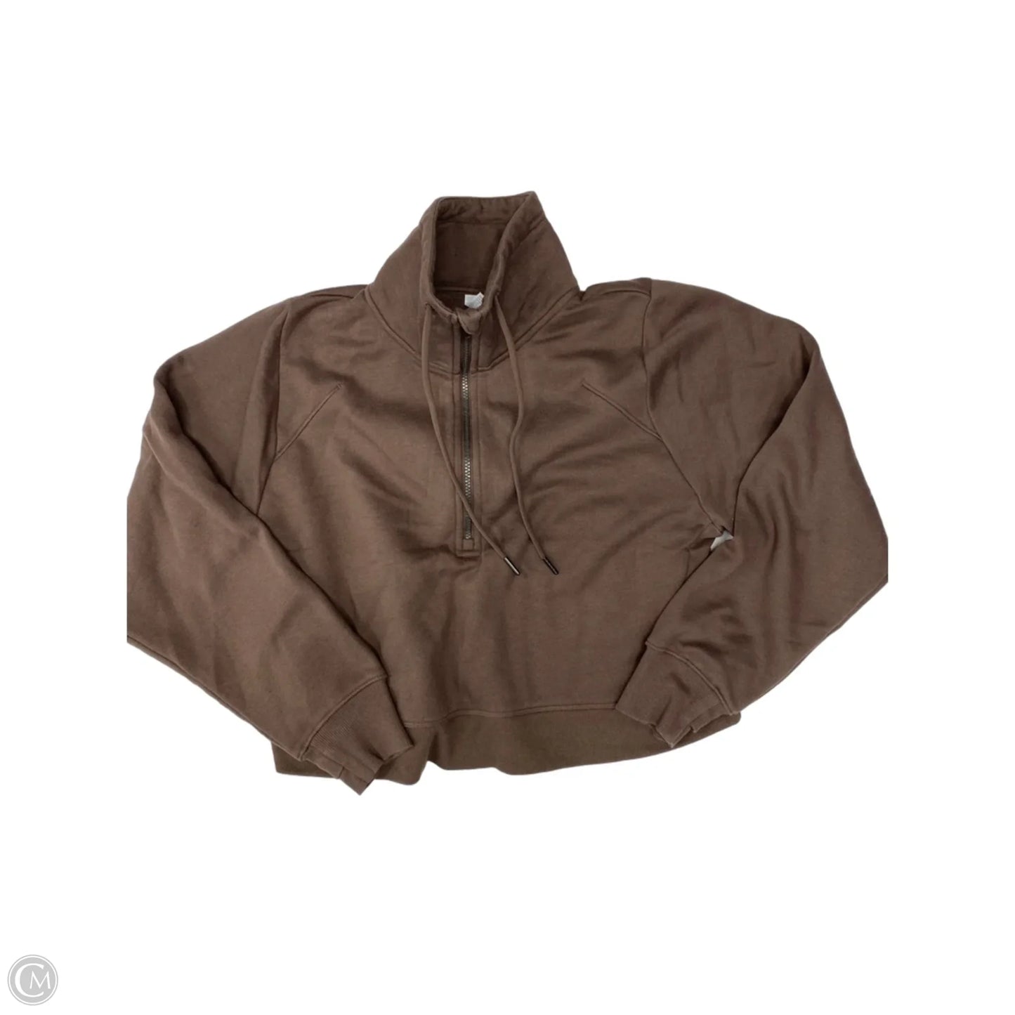 Athletic Sweatshirt Collar By All In Motion In Brown, Size: L