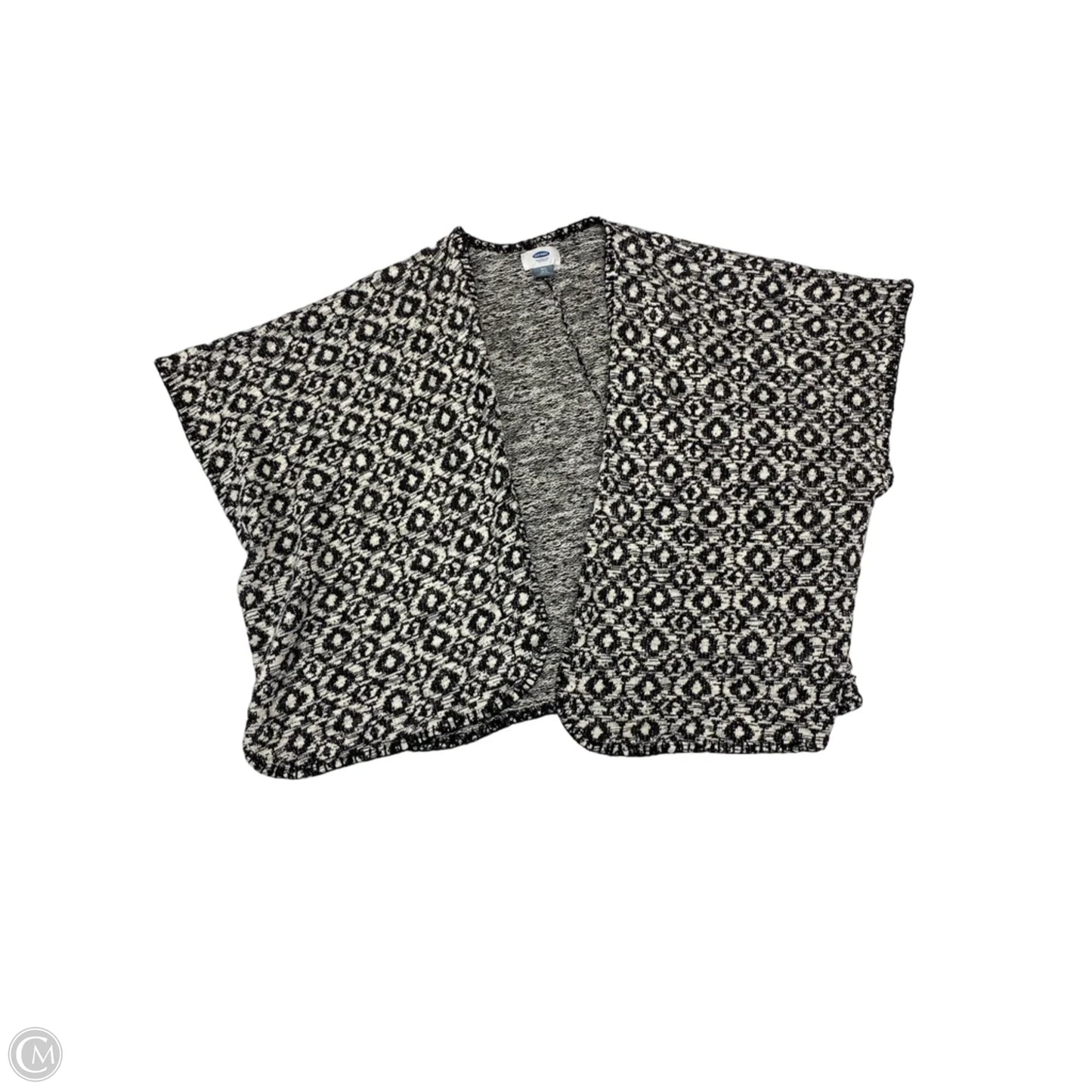 Cardigan By Old Navy In Black & White, Size: M