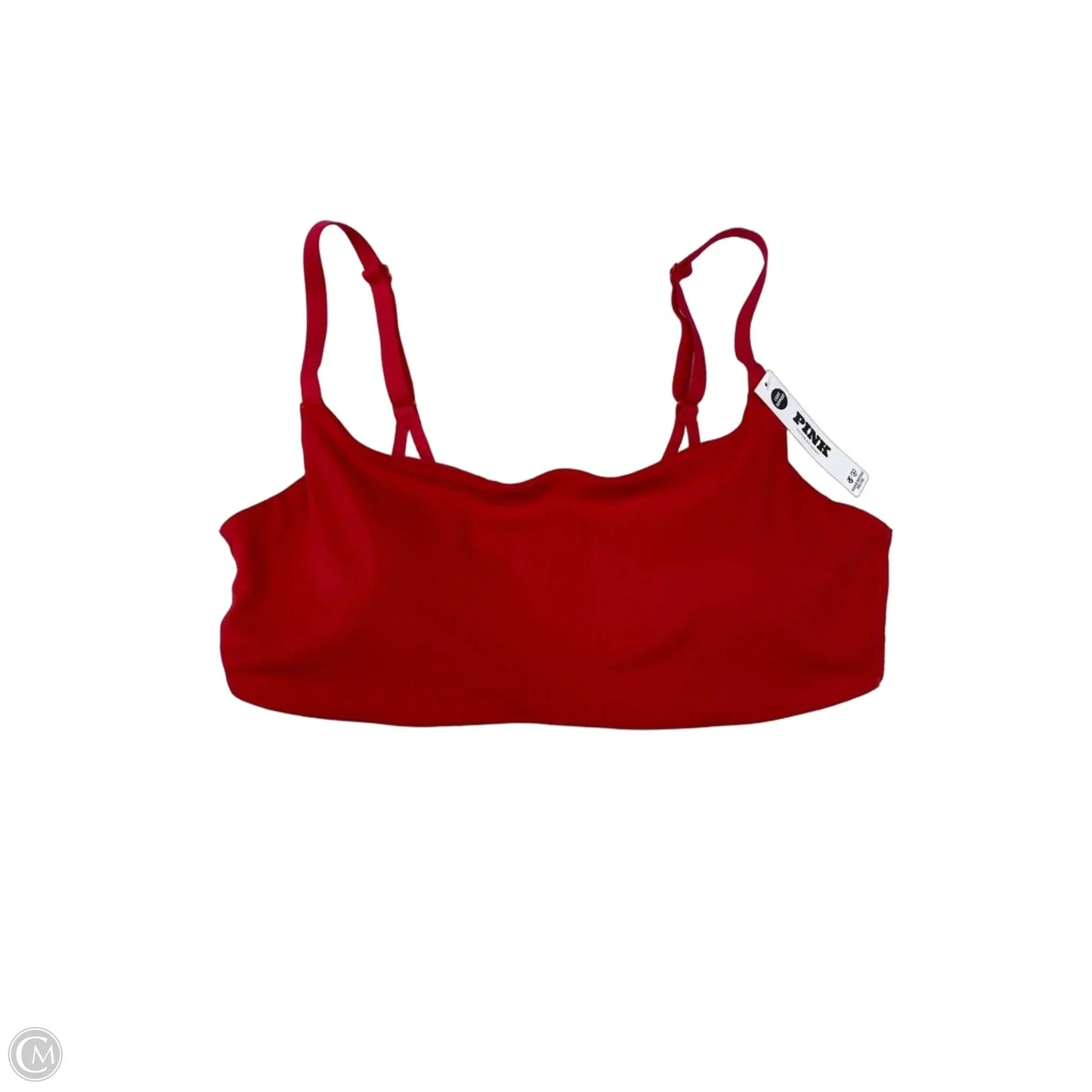 Athletic Bra By Pink In Red, Size: L