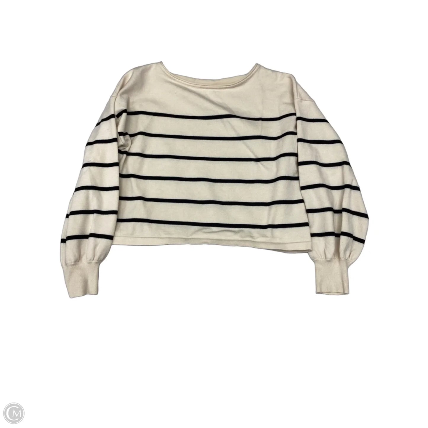 Top Long Sleeve By Clothes Mentor In Striped Pattern, Size: L