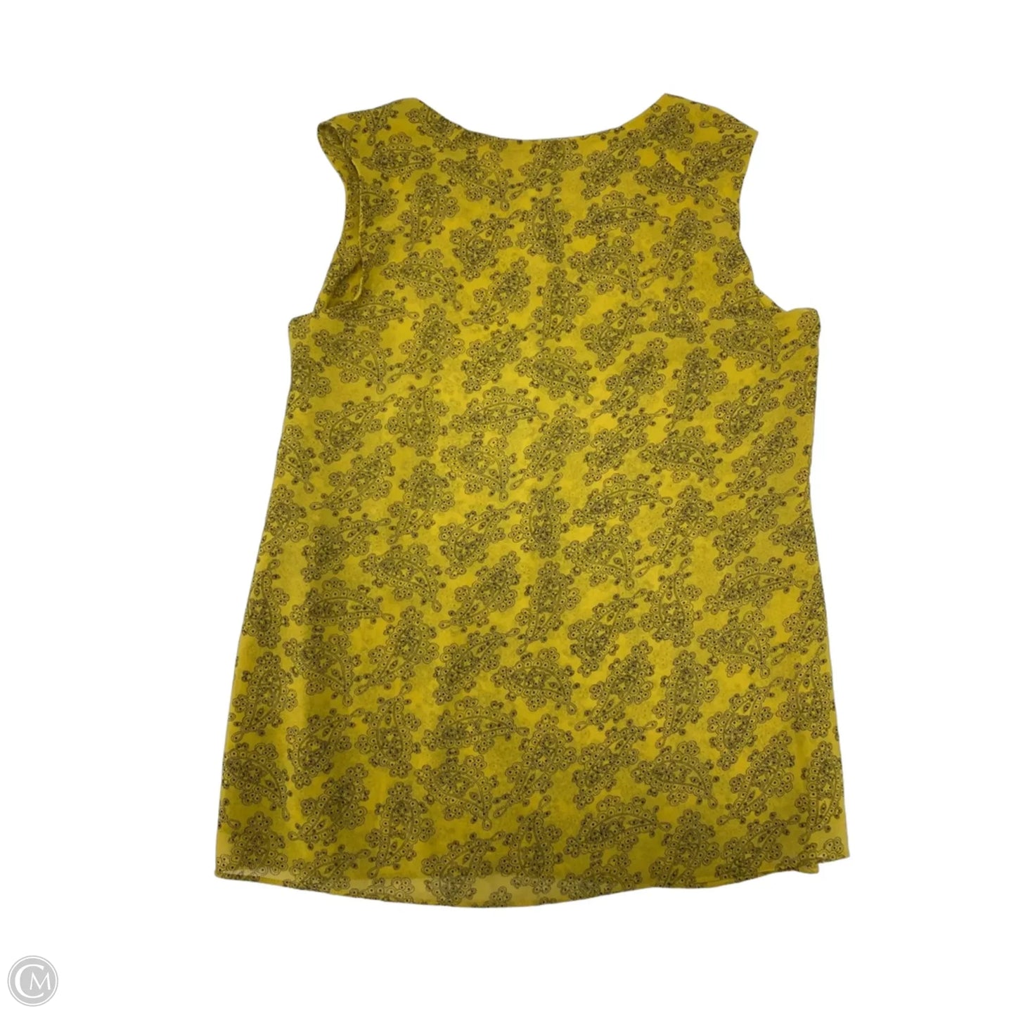Blouse Sleeveless By Cabi In Paisley Print, Size: S