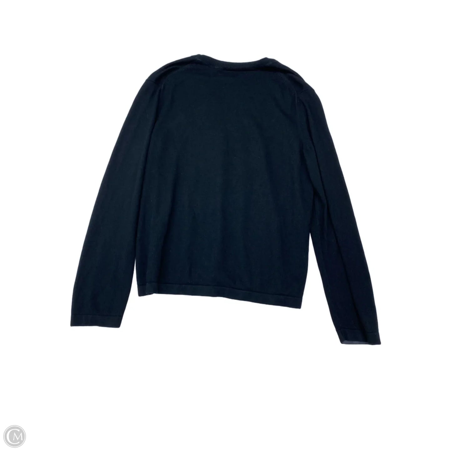Top Long Sleeve By Banana Republic In Black, Size: L