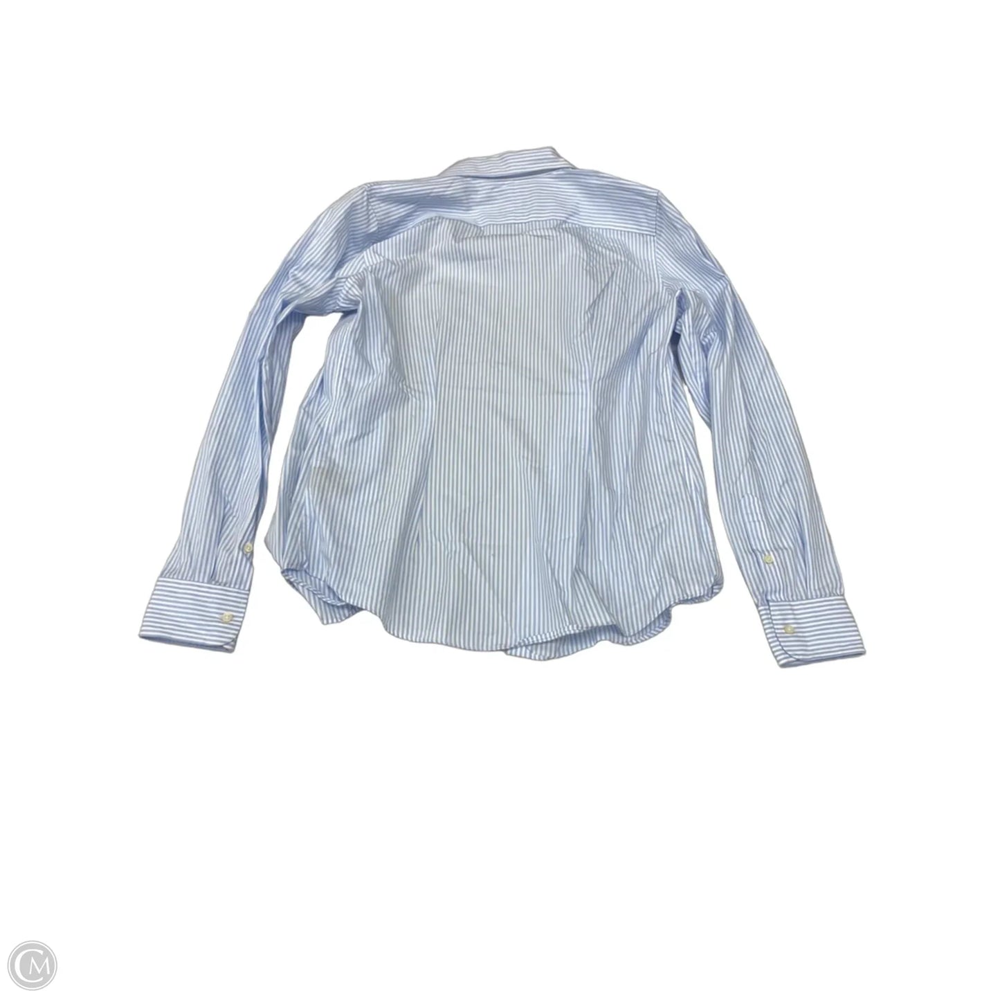 Top Long Sleeve By Lauren By Ralph Lauren In Striped Pattern, Size: M
