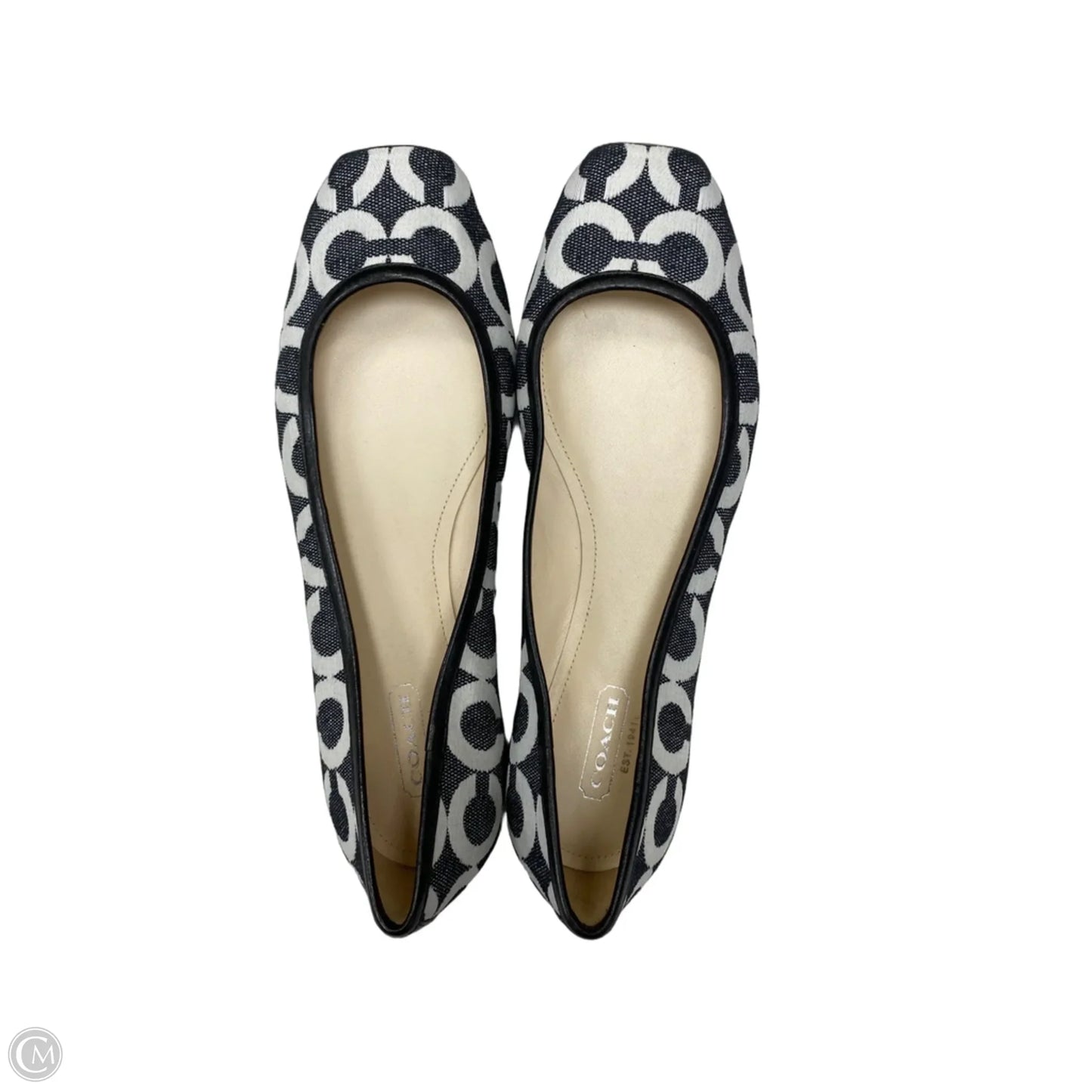 Shoes Designer By Coach In Black & White, Size: 6.5