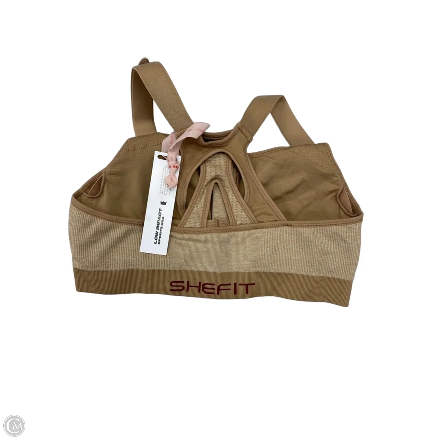 Athletic Bra By Cmc In Beige, Size: L