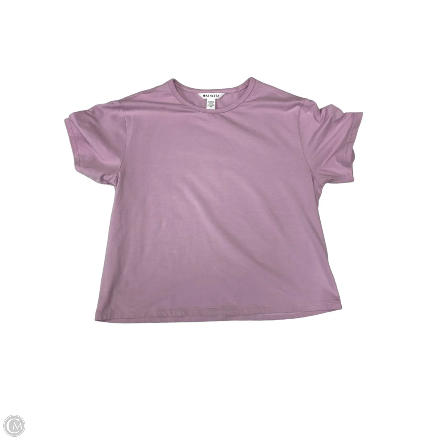 Athletic Top Short Sleeve By Athleta In Pink, Size: M