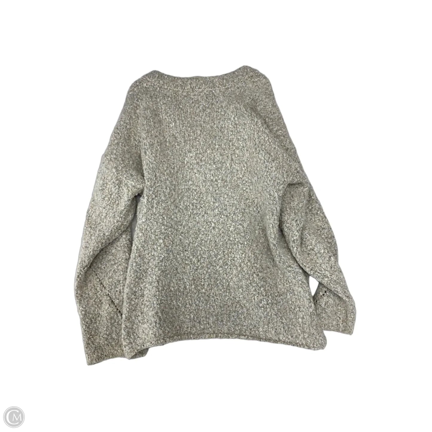 Sweatshirt Crewneck By Abercrombie And Fitch In Cream, Size: S