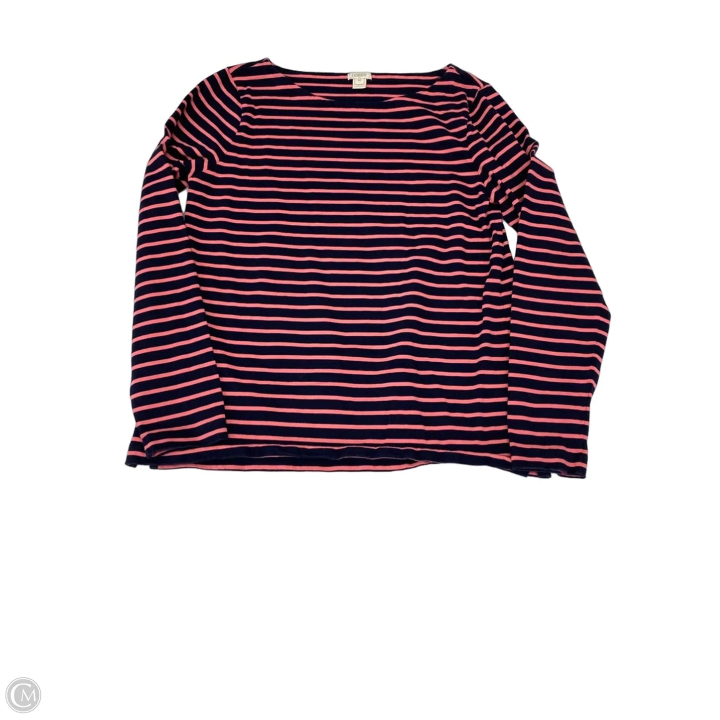 Top Long Sleeve By J. Crew In Striped Pattern, Size: M