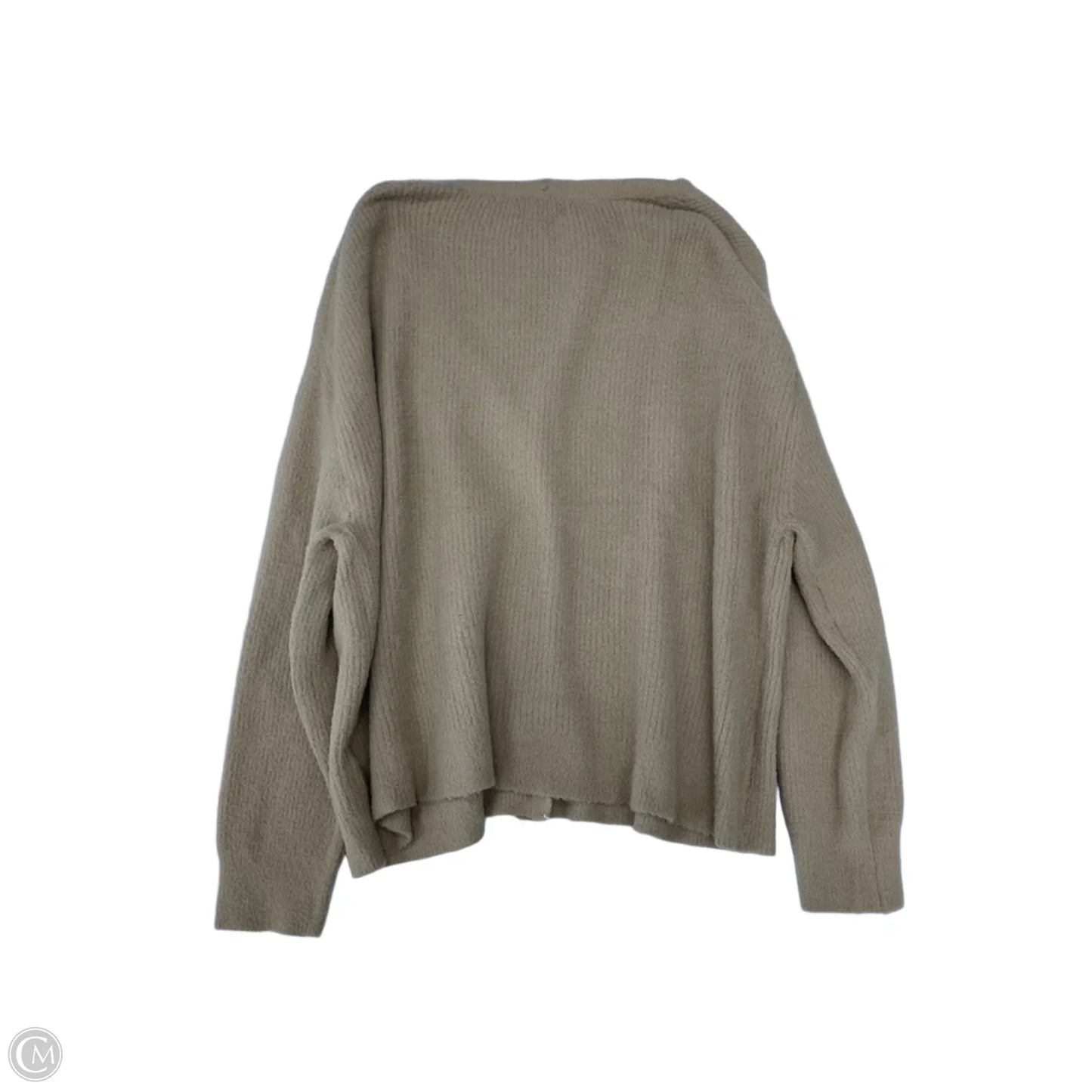 Sweater Cardigan By American Eagle In Tan, Size: M