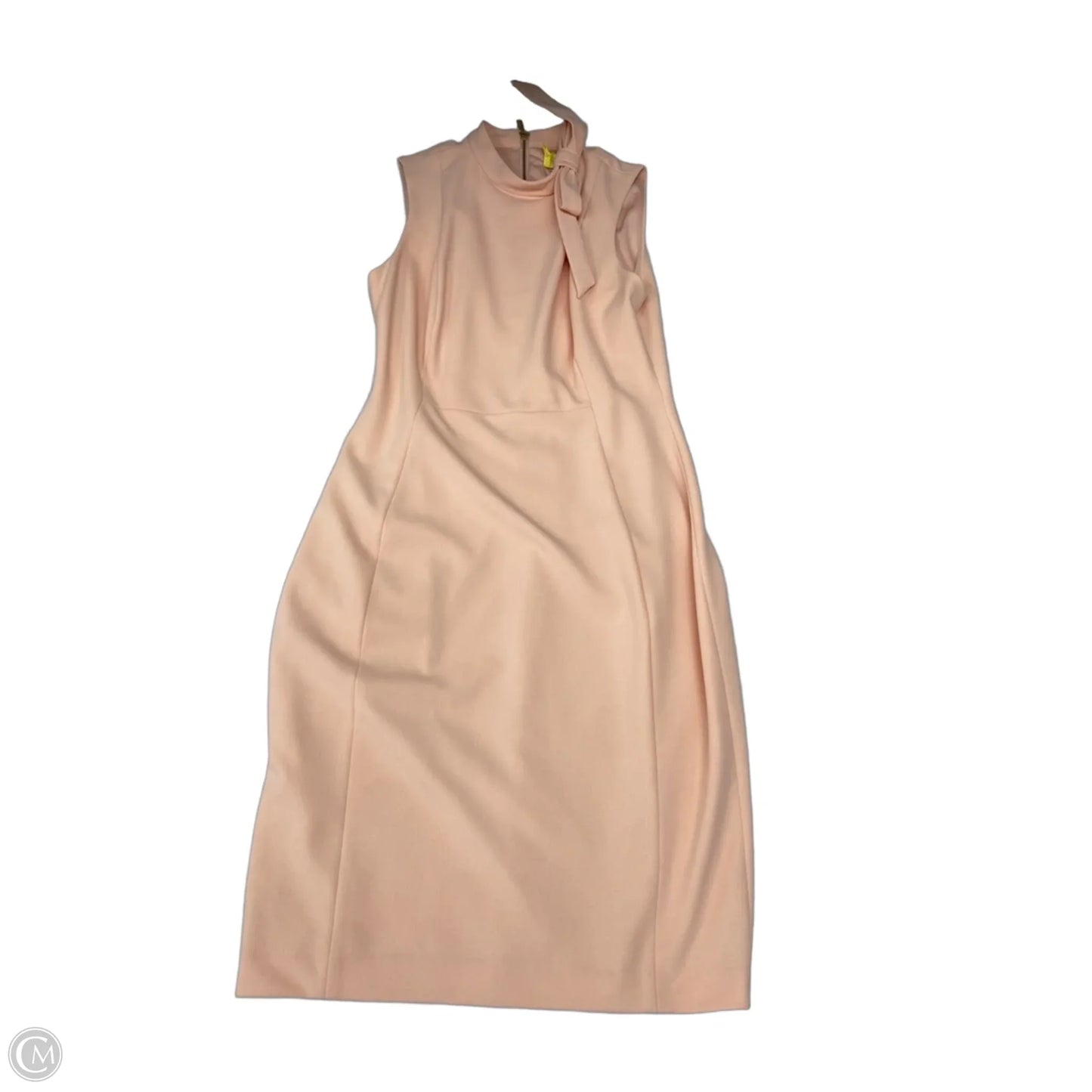 Dress Work By Calvin Klein In Peach, Size: S