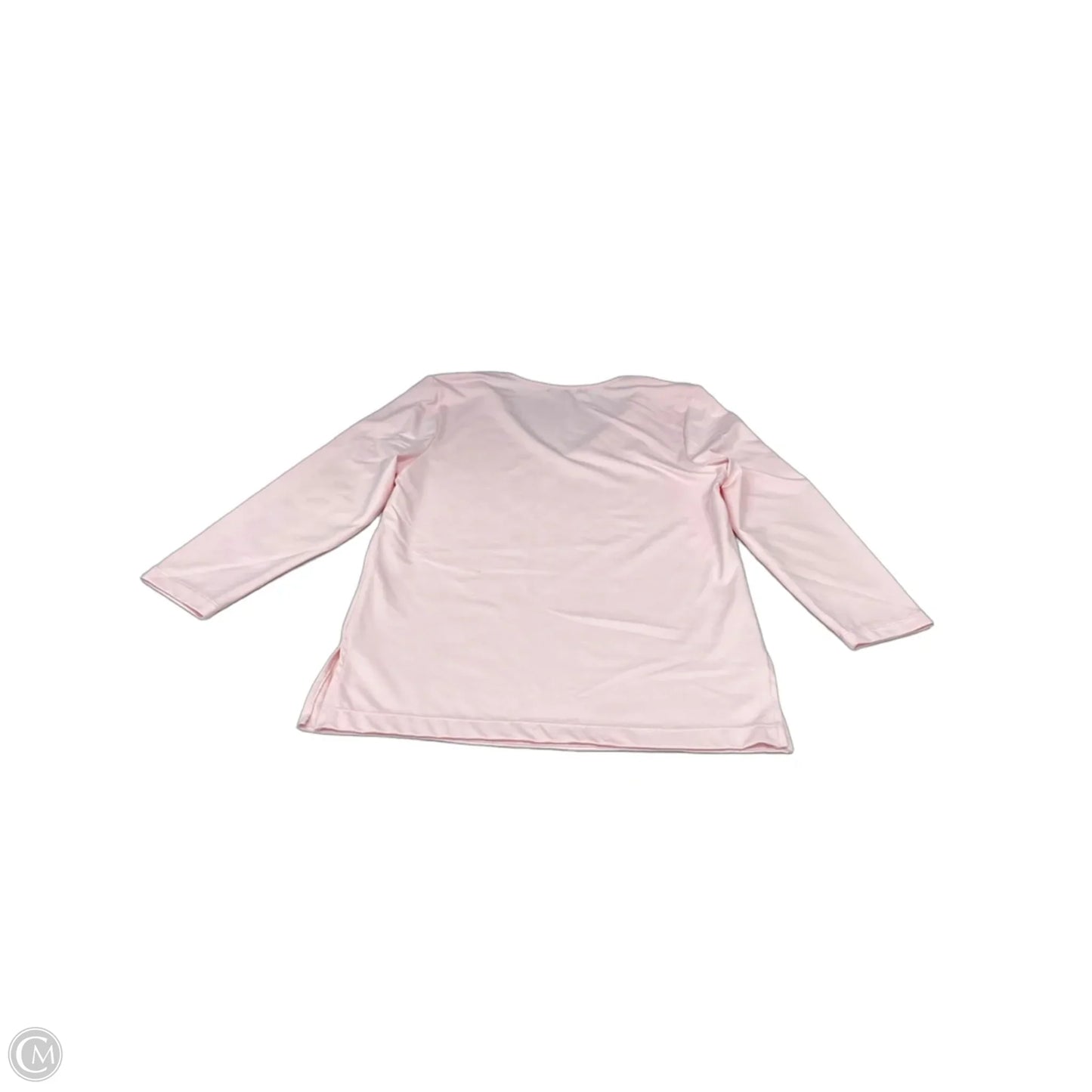 Top 3/4 Sleeve By Cmc In Pink, Size: M
