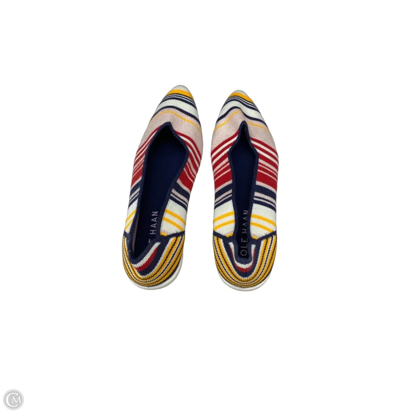 Shoes Flats By Cole-haan In Striped Pattern, Size: 8