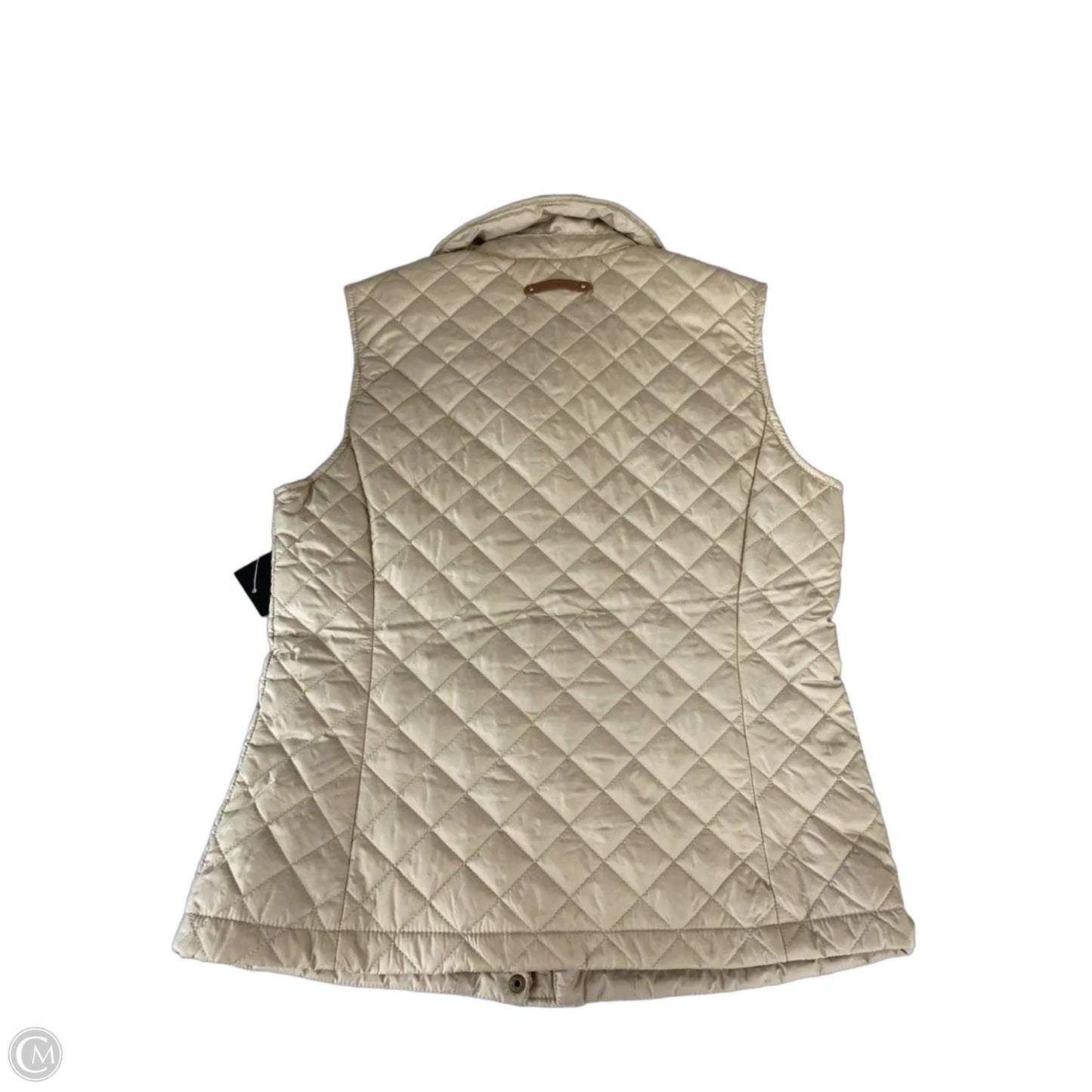 Vest Puffer & Quilted By Lauren By Ralph Lauren In Beige, Size: S