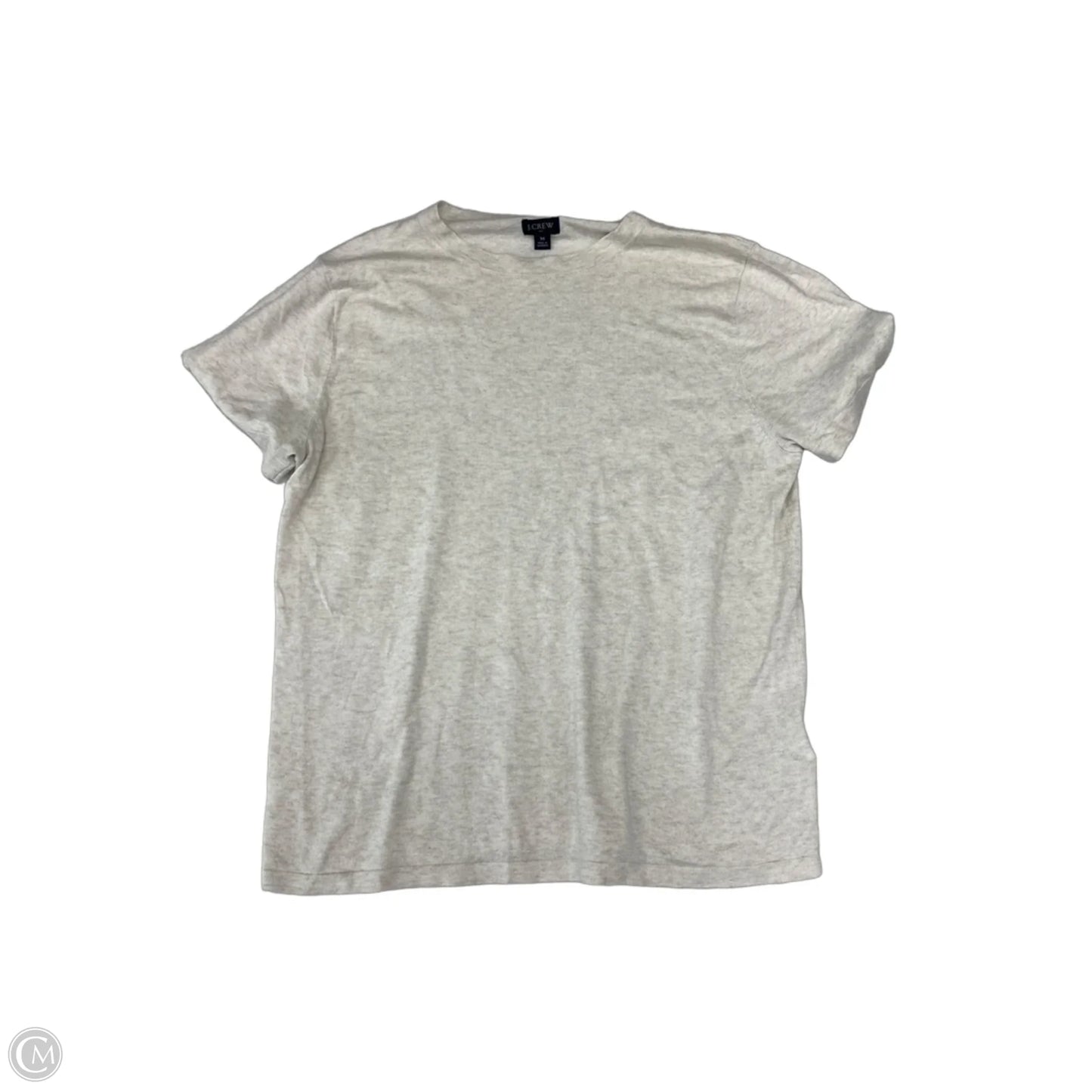 Top Short Sleeve Basic By J. Crew In Cream, Size: M