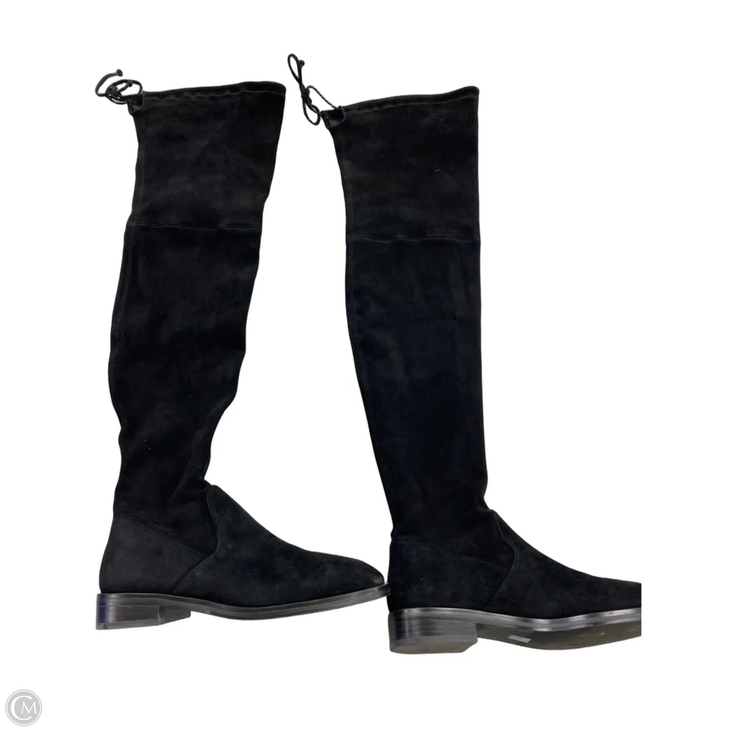Boots Designer By Stuart Weitzman In Black, Size: 7.5
