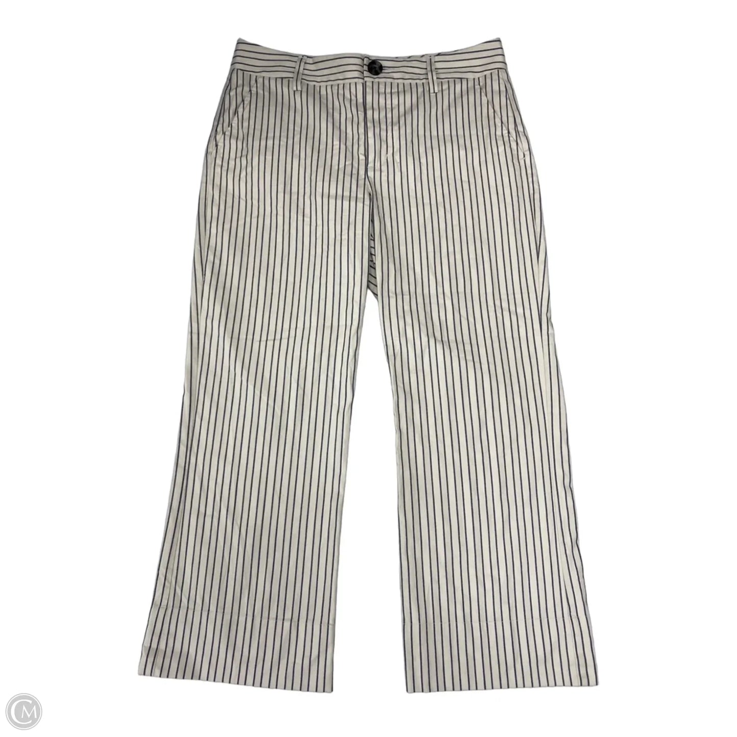 Pants Wide Leg By Cabi In Striped Pattern, Size: 6