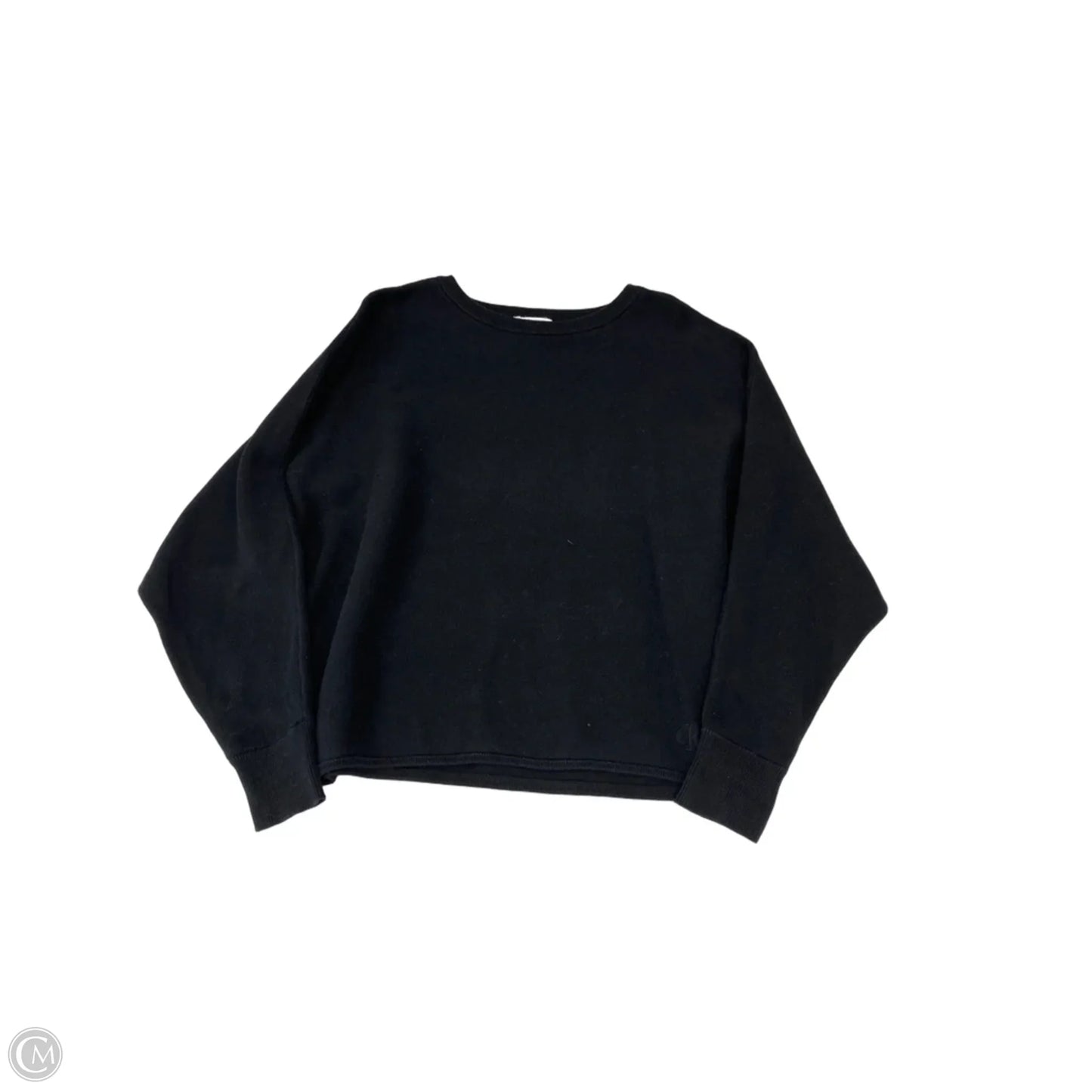 Top Long Sleeve By Calvin Klein In Black, Size: Xs