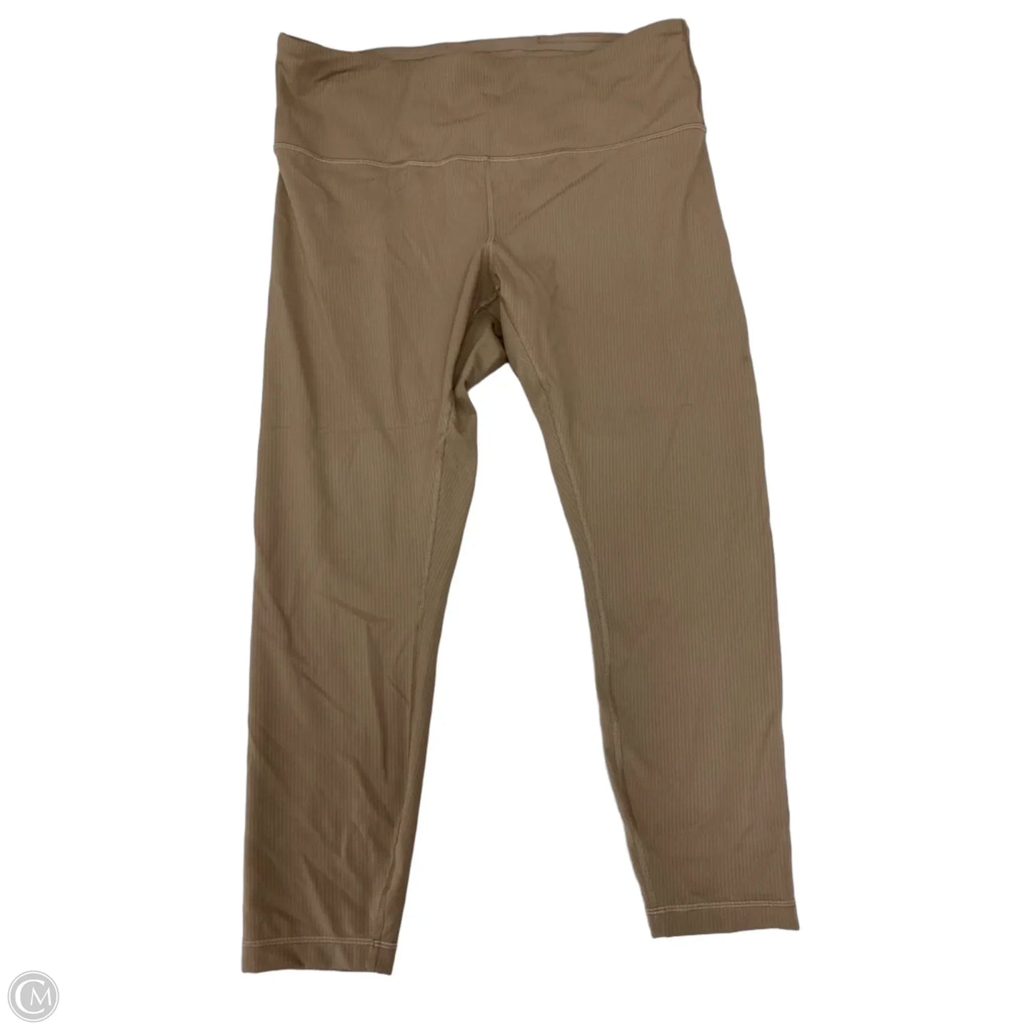 Athletic Leggings By Lululemon In Brown, Size: L