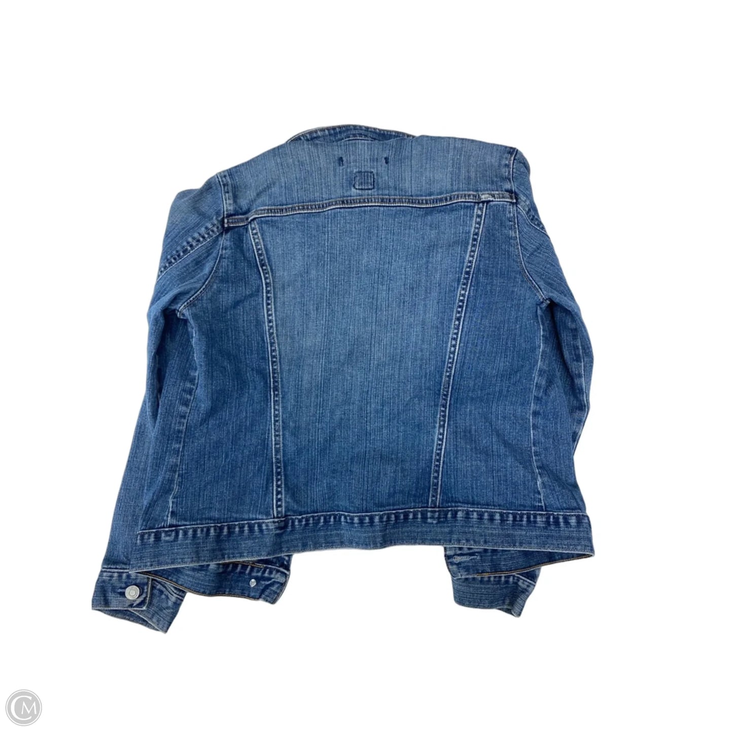 Jacket Denim By Gap In Blue Denim, Size: M