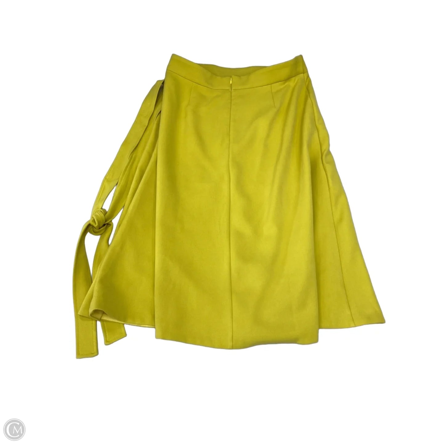 Skirt Midi By Ann Taylor In Chartreuse, Size: 12