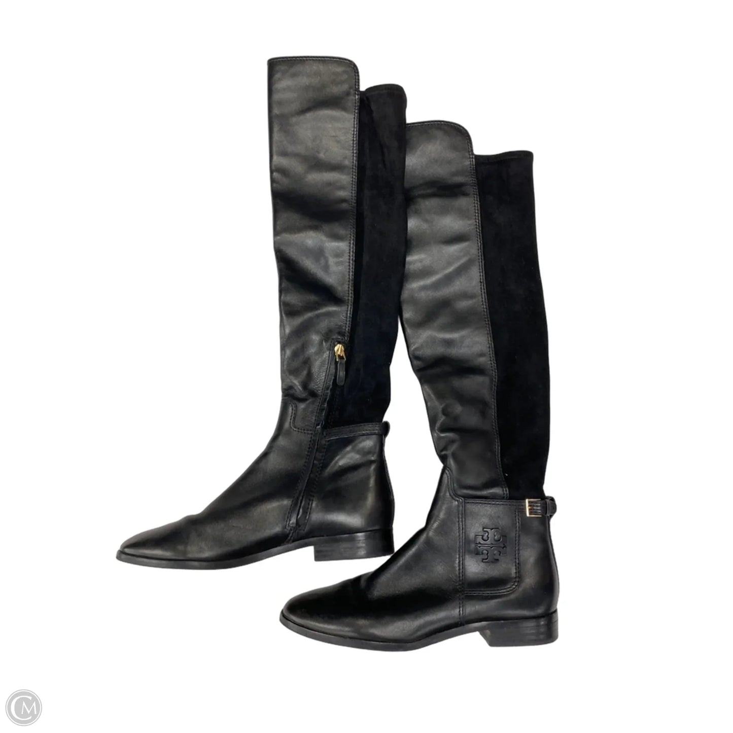 Boots Designer By Tory Burch In Black, Size: 9.5