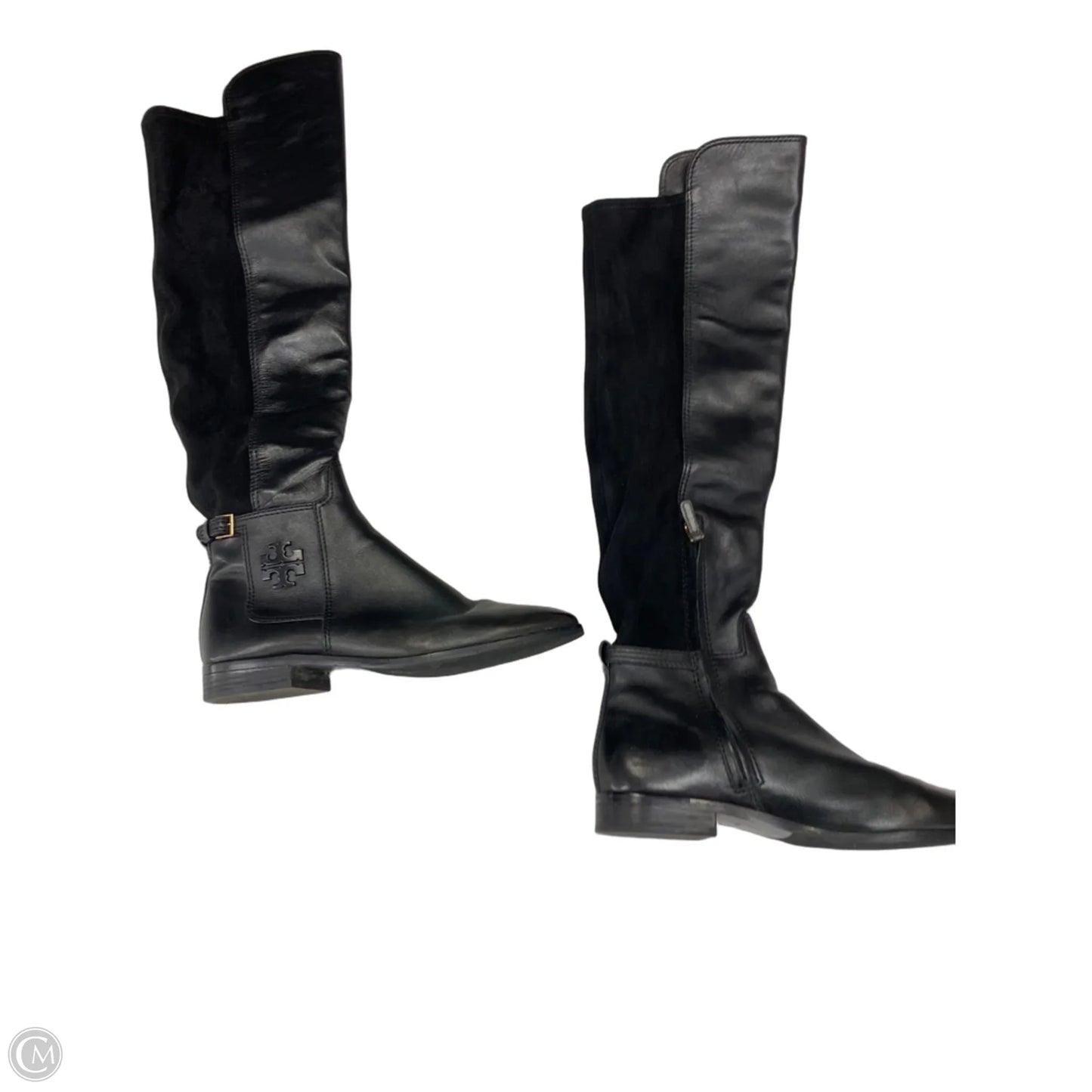 Boots Designer By Tory Burch In Black, Size: 9.5