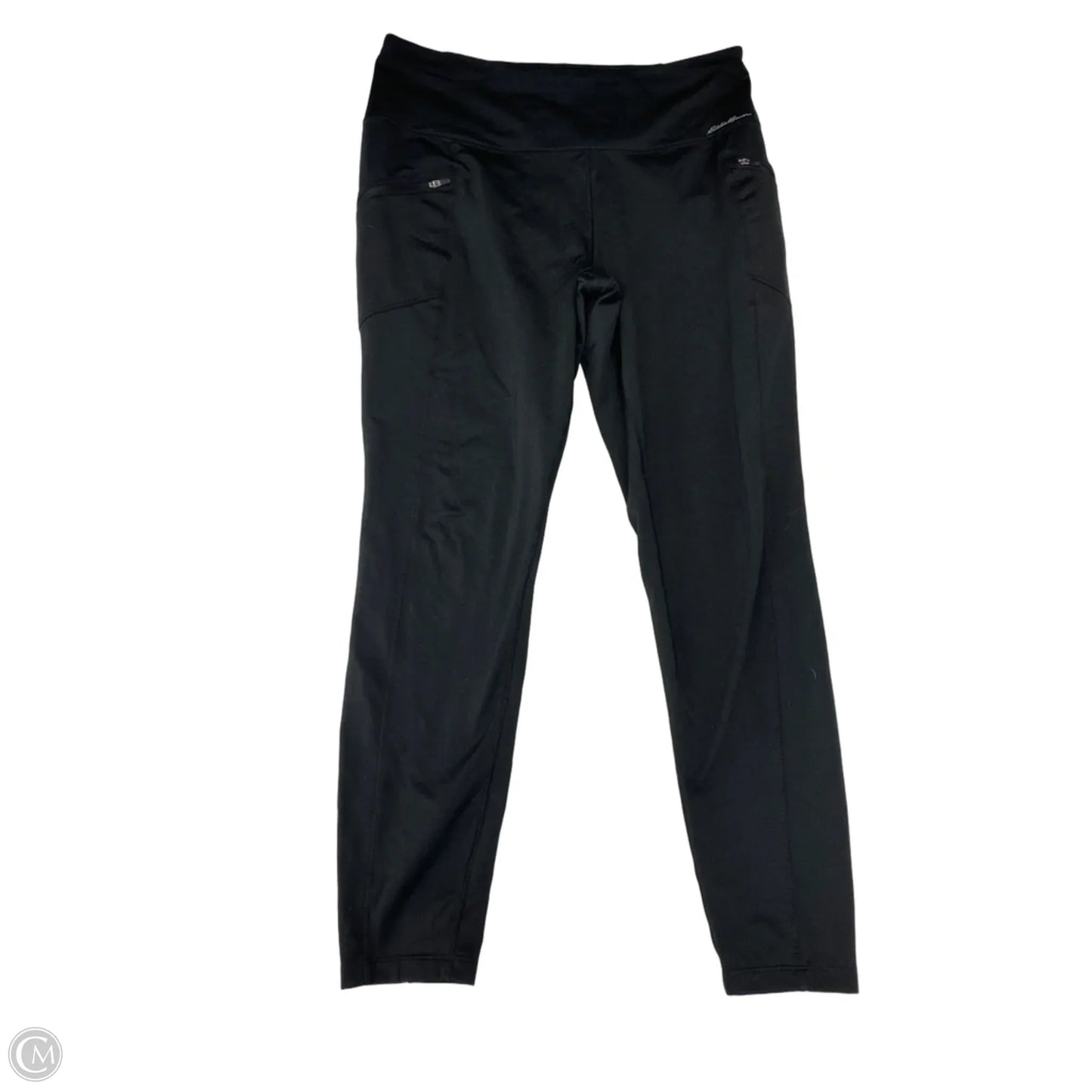 Athletic Leggings By Eddie Bauer In Black, Size: L