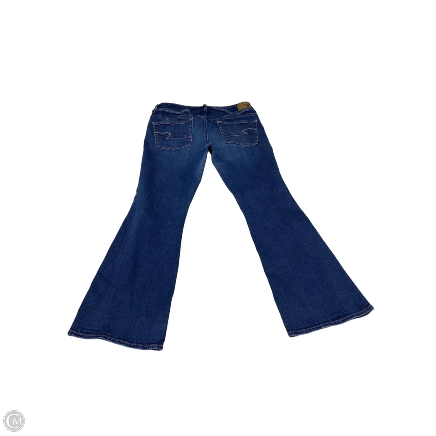 Jeans Boot Cut By American Eagle In Blue Denim, Size: 8