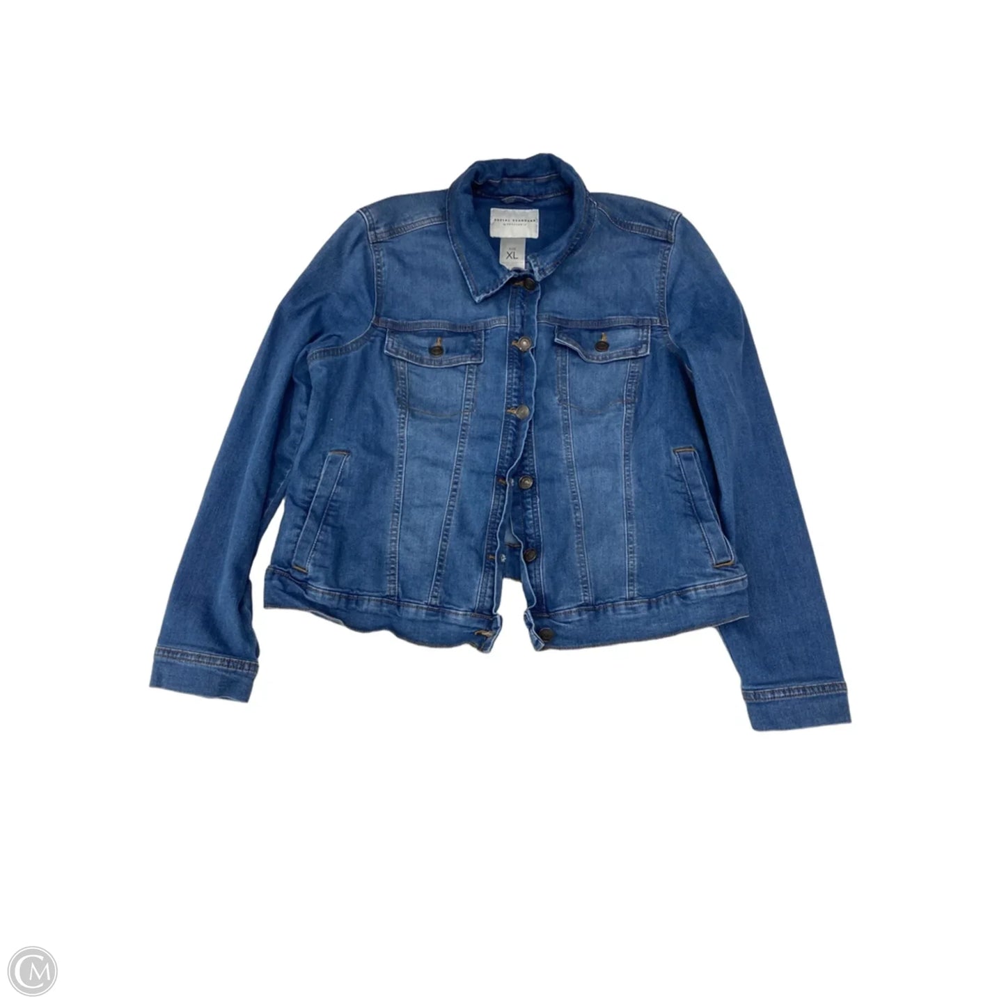 Jacket Denim By Social Standard By Sanctuary In Blue Denim, Size: Xl