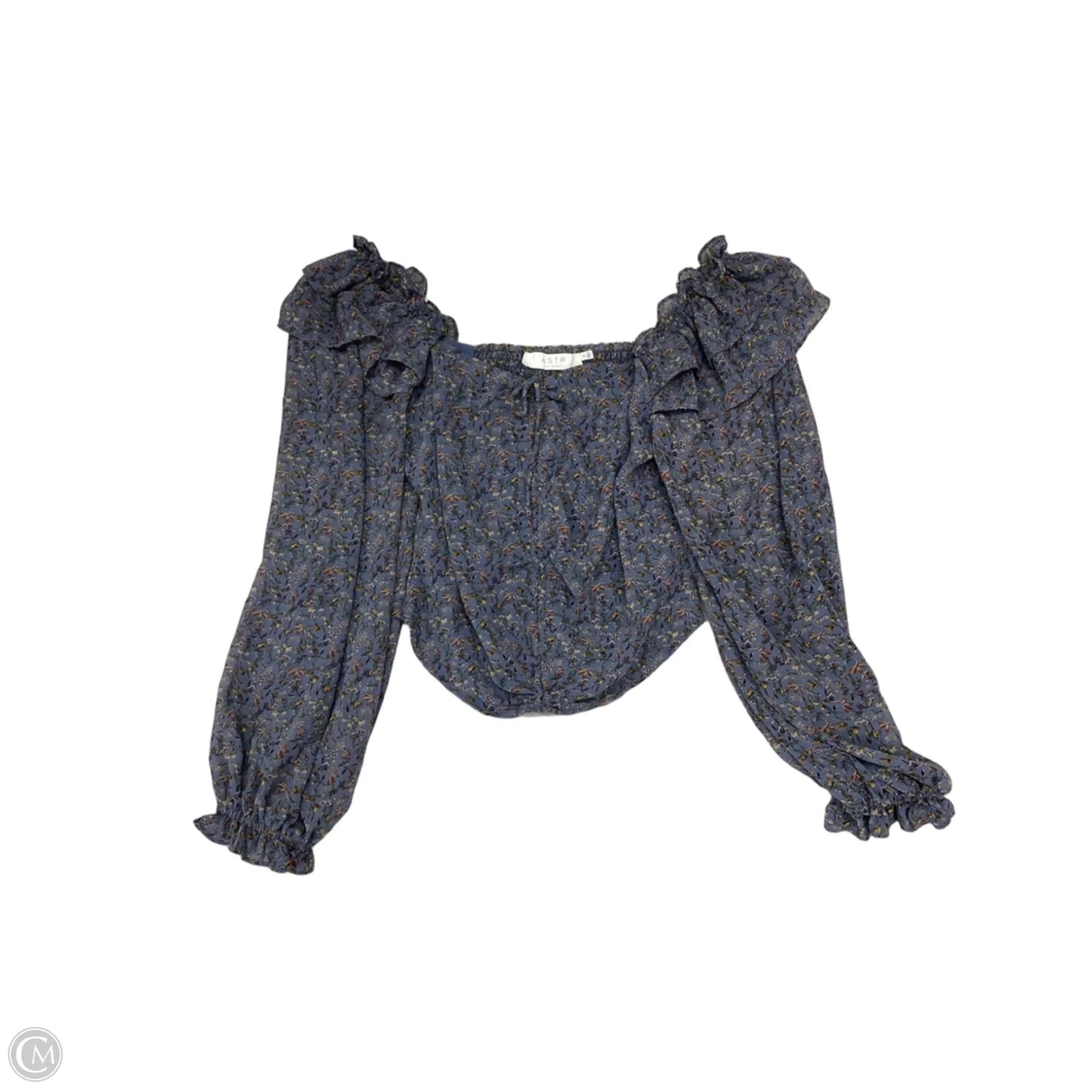 Blouse Long Sleeve By Astr The Label In Floral Print, Size: S