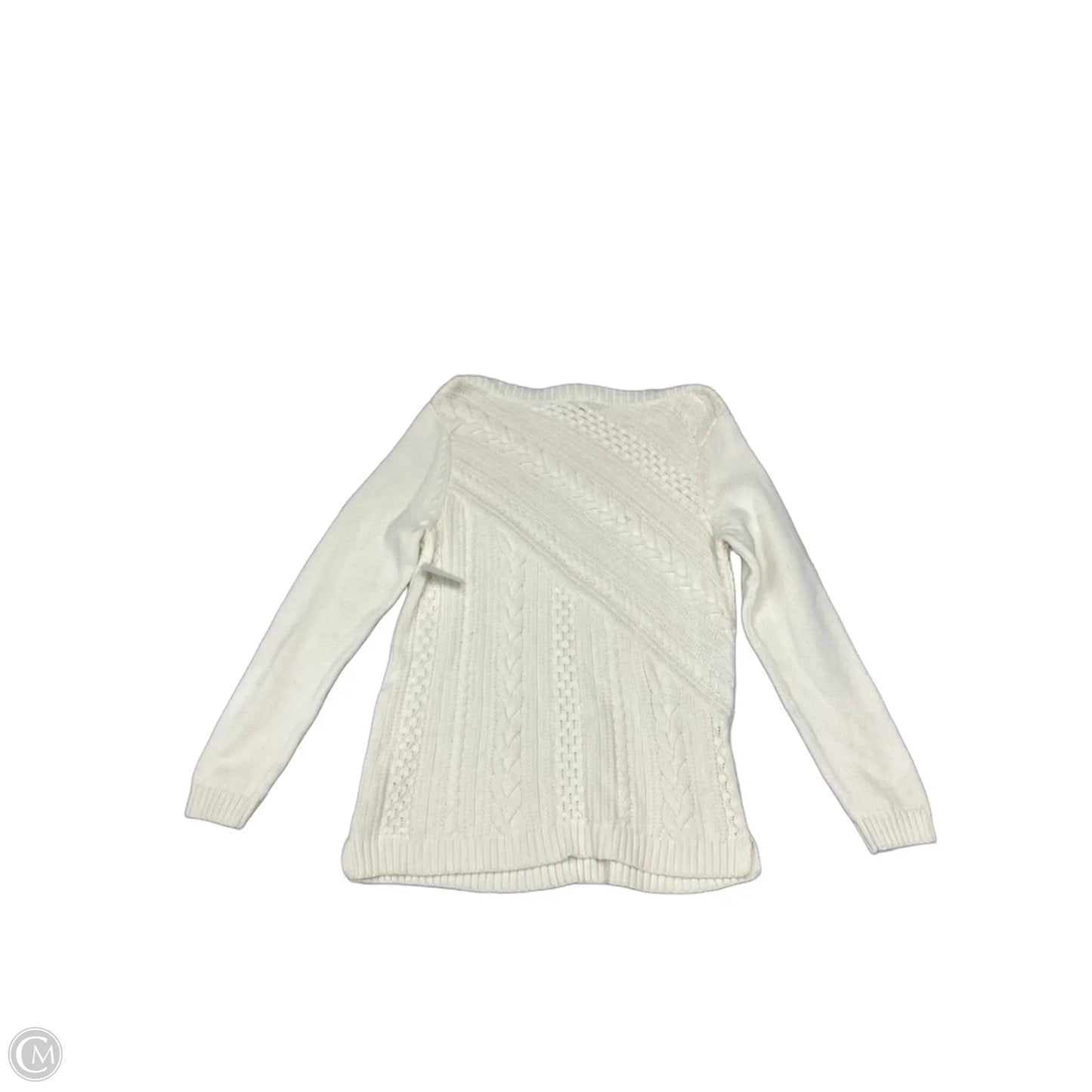 Sweater By Talbots In Ivory, Size: Lp