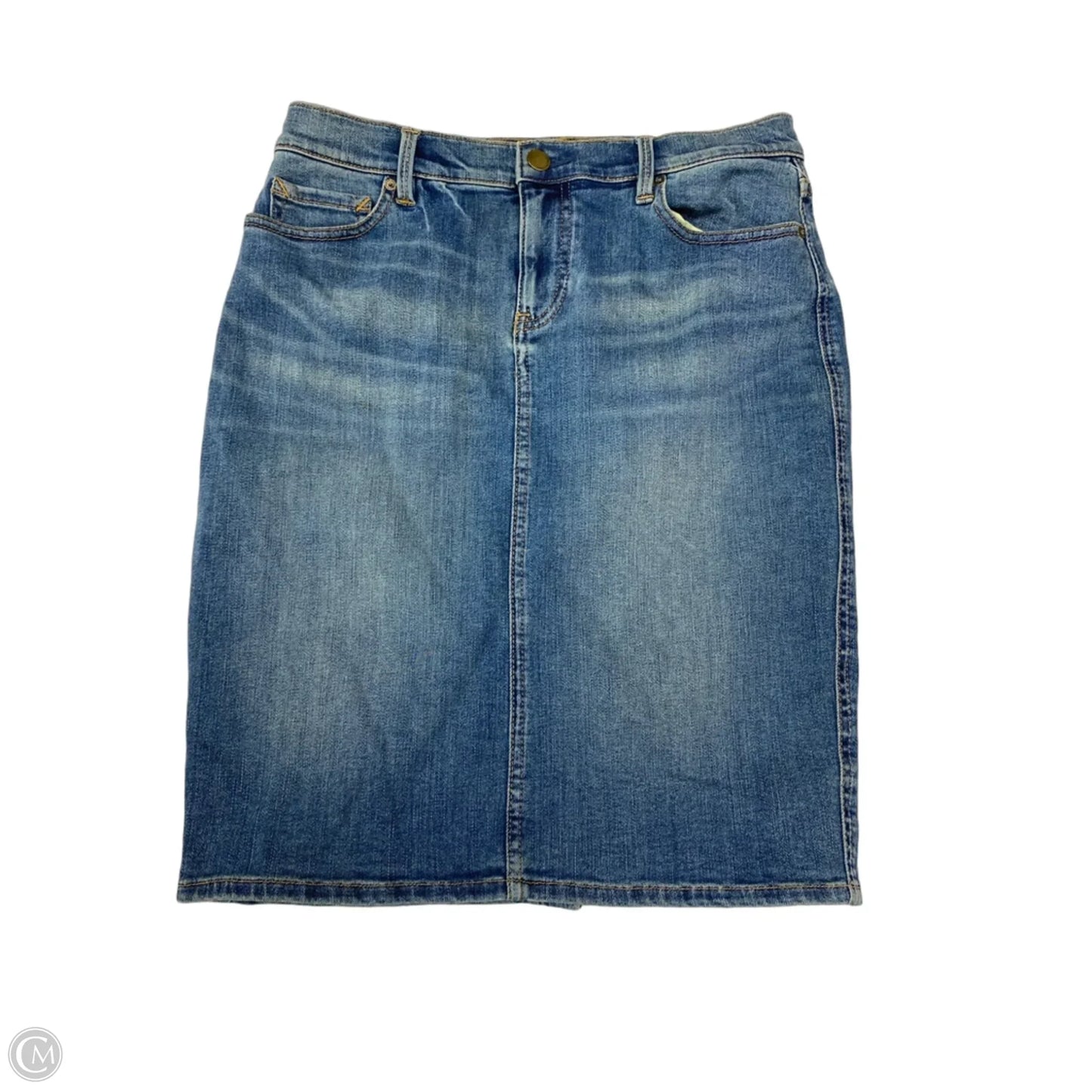 Skirt Mini & Short By Armani Exchange In Blue Denim, Size: 4