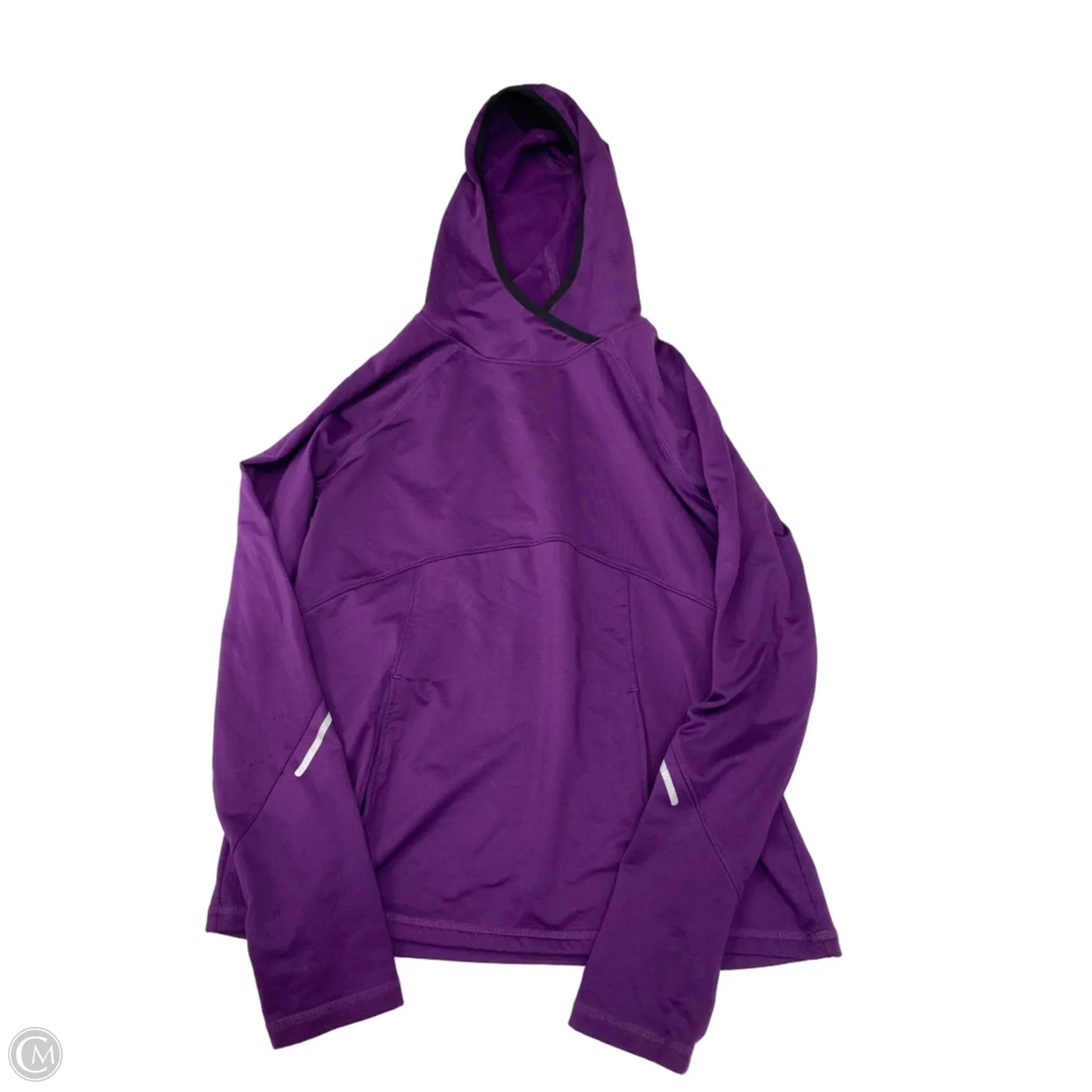 Athletic Sweatshirt Hoodie By Clothes Mentor In Purple, Size: L