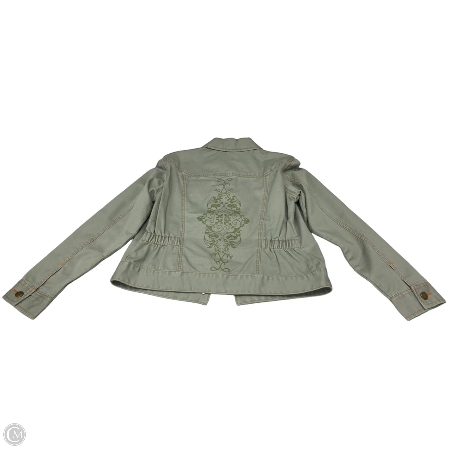 Jacket Shirt By Caribbean Joe In Green, Size: Sp