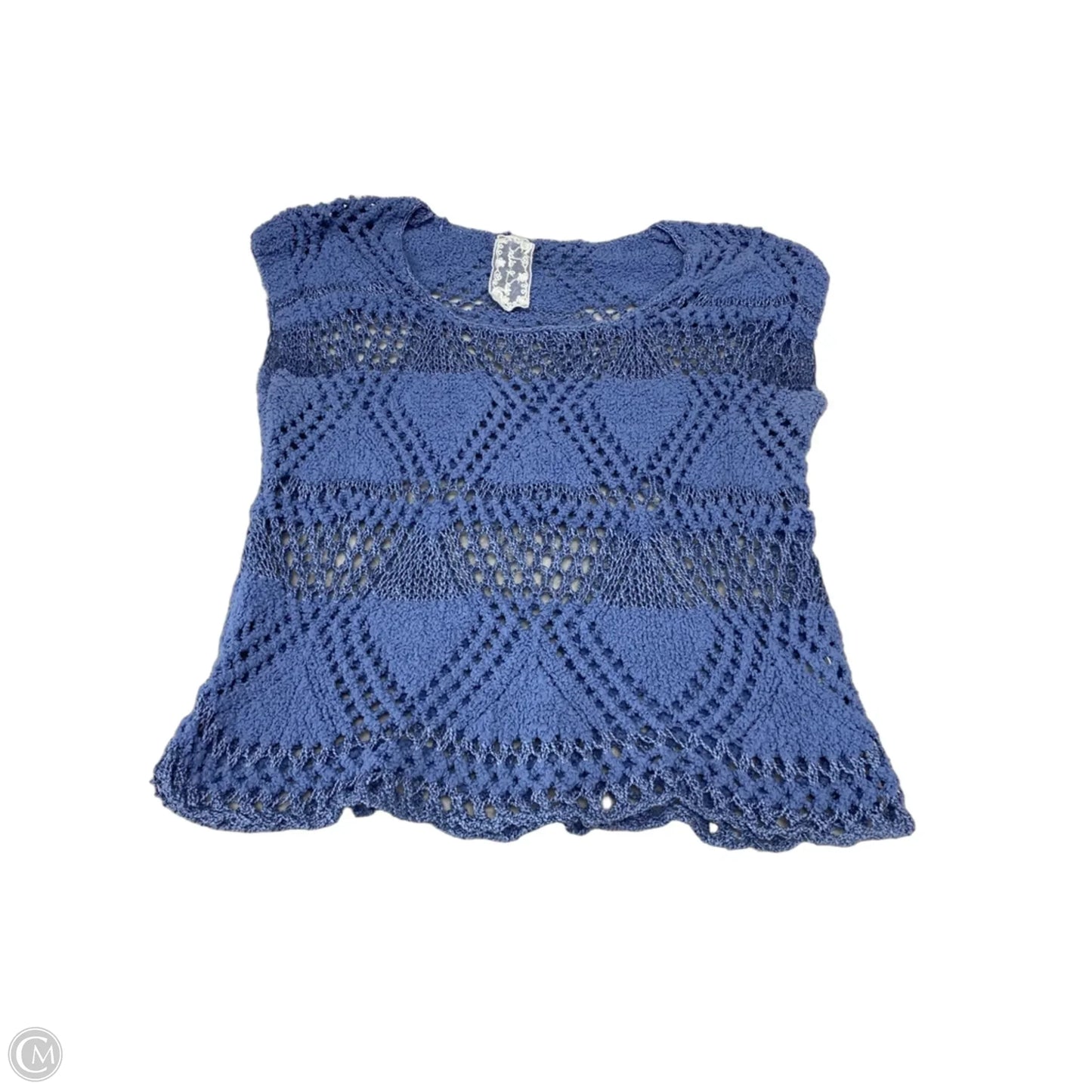 Sweater Short Sleeve By Sadie & Sage In Blue, Size: S