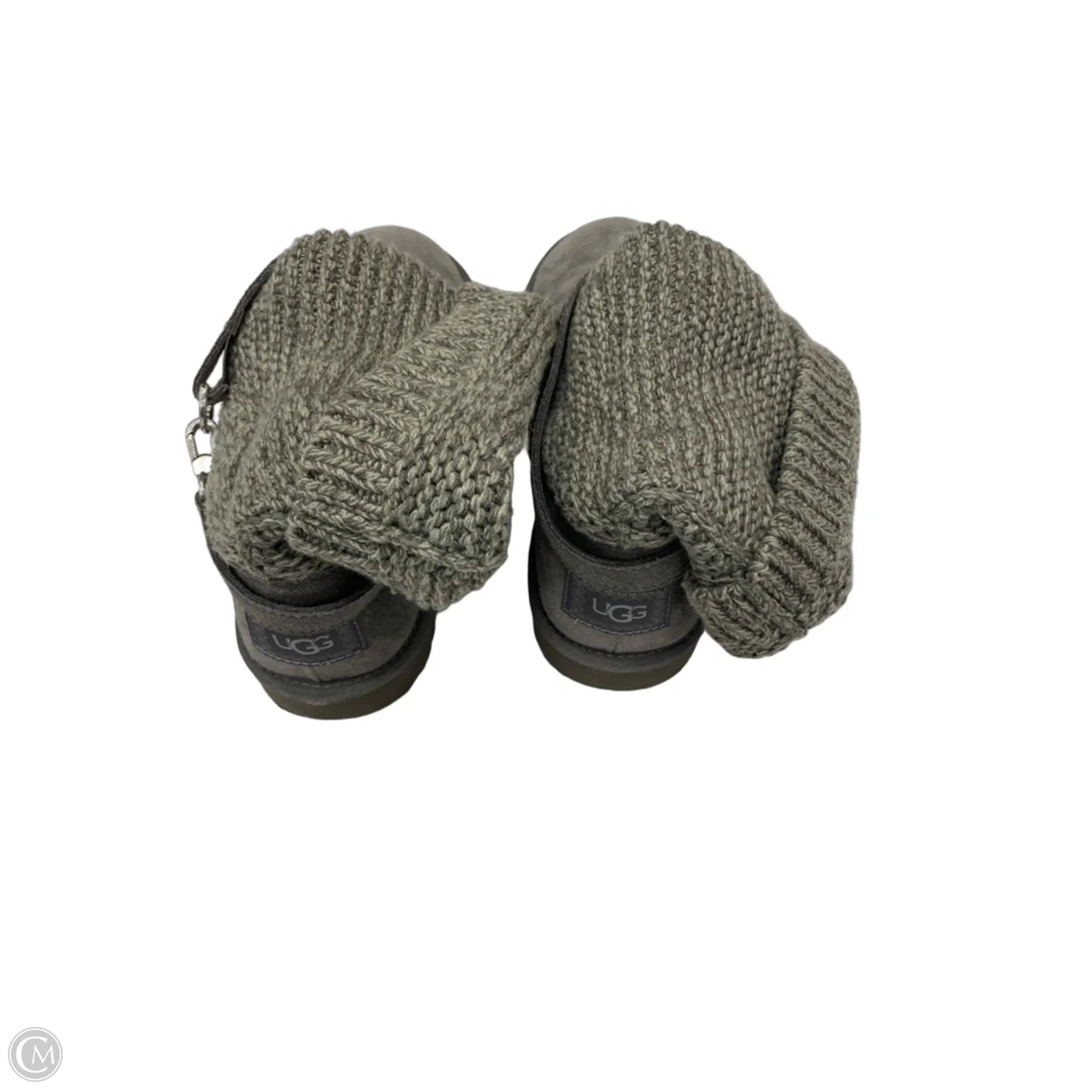 Boots Designer By Ugg In Grey, Size: 9
