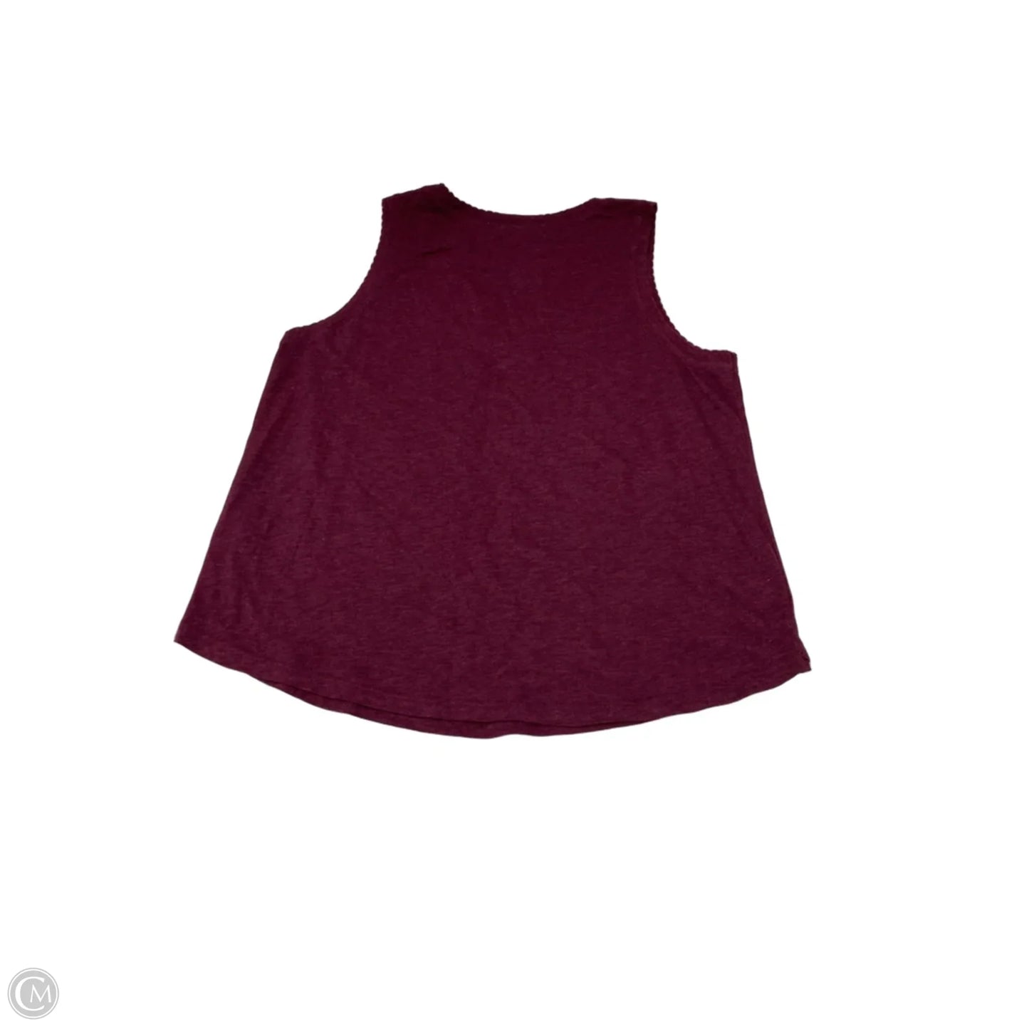 Tank Top By Democracy In Maroon, Size: Xl