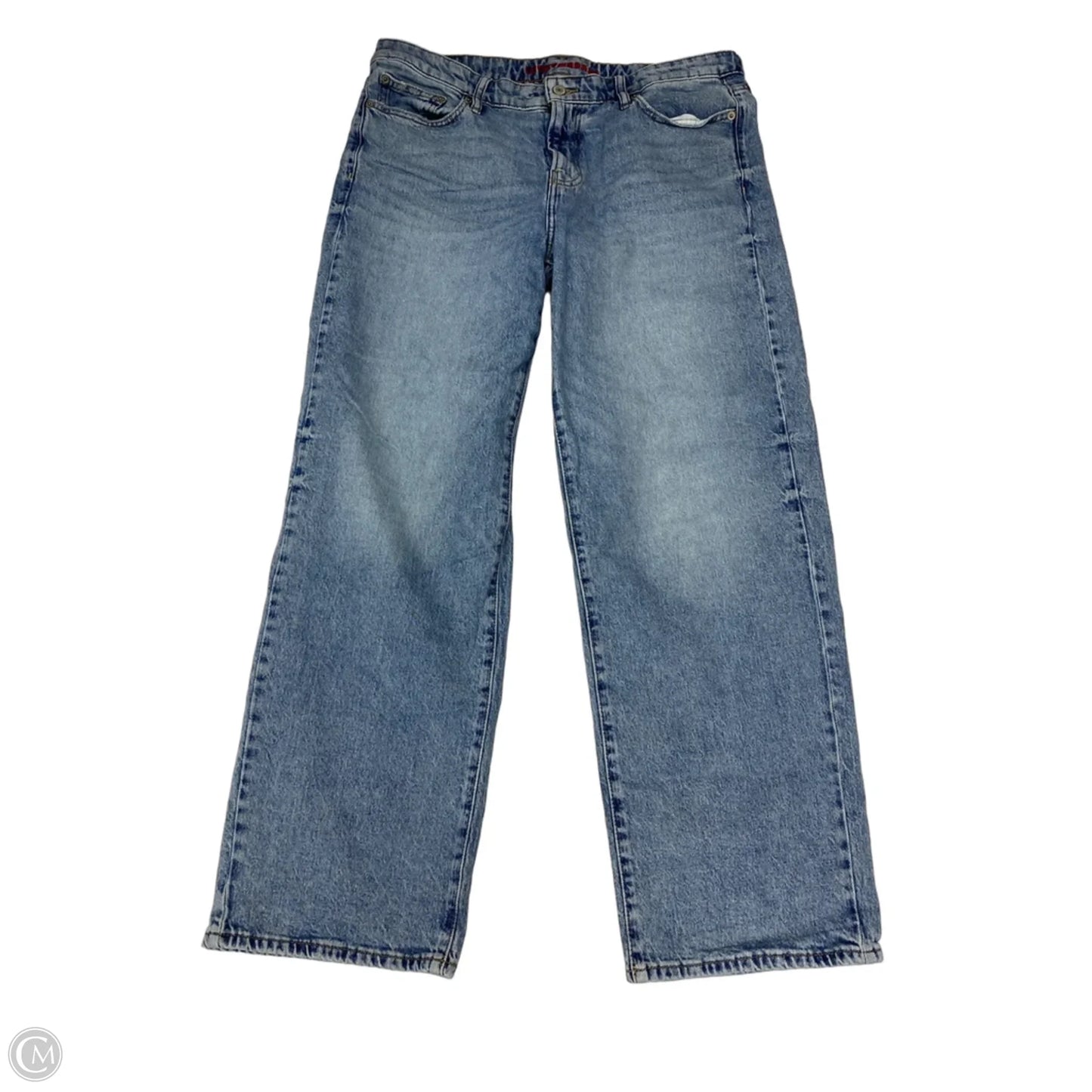 Jeans Wide Leg By Lucky Brand In Blue Denim, Size: 14